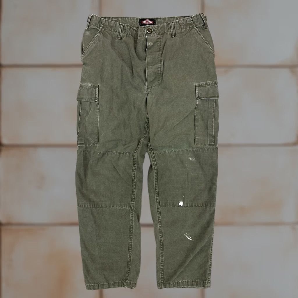 Olive TRU-SPEC Cargo Pants Men’s Large Regular Olive Army Green 2000s Size US 33 - 1 Thumbnail