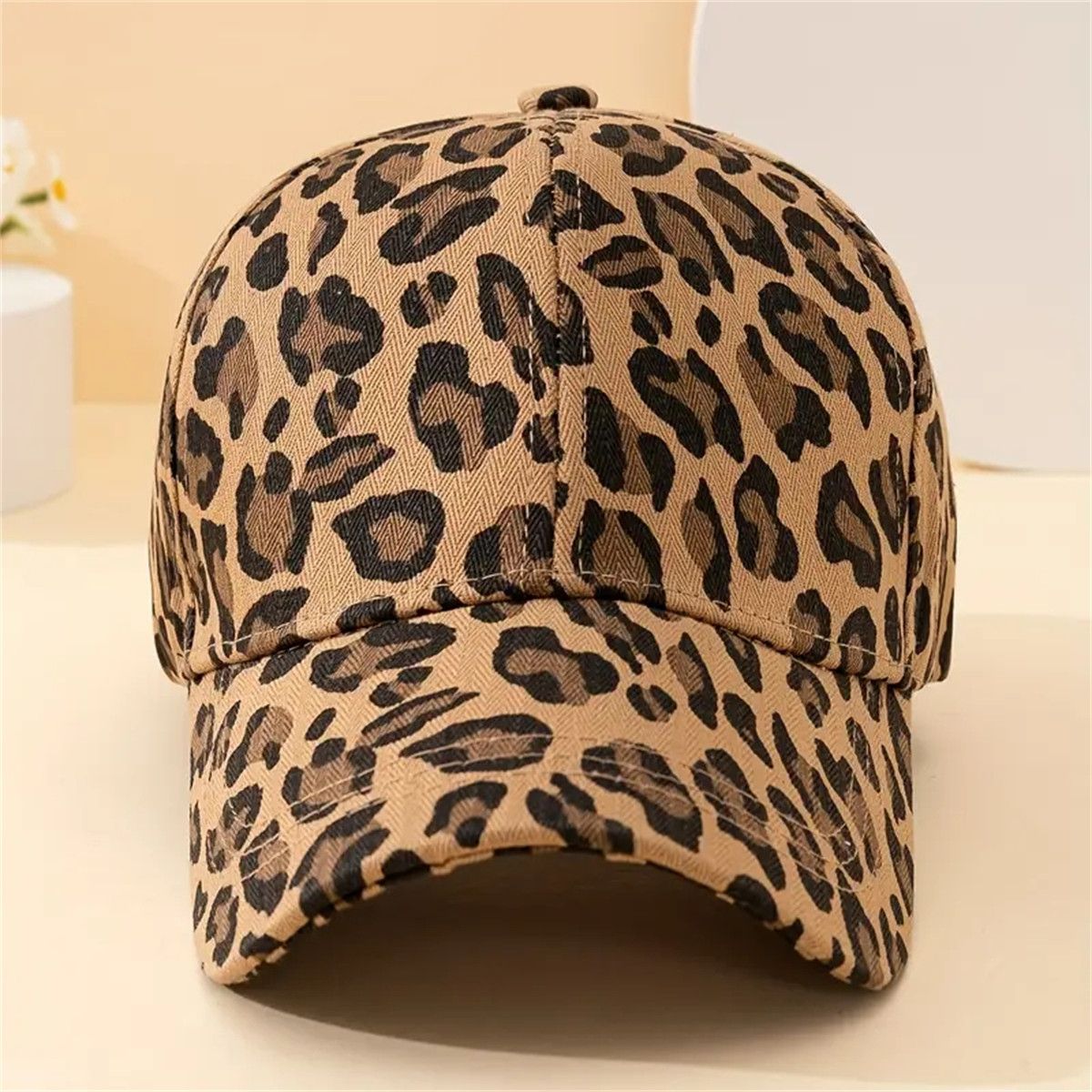 Japanese Brand × Vintage Leopard pattern baseball cap Size ONE SIZE - 4 Thumbnail