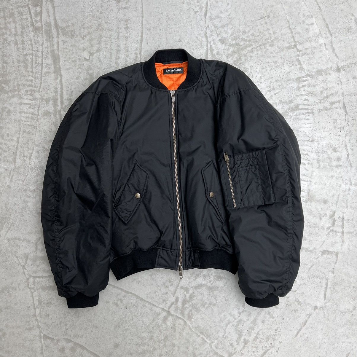Balenciaga Balenciaga FW20 Oversized Steroid Nylon Bomber Jacket