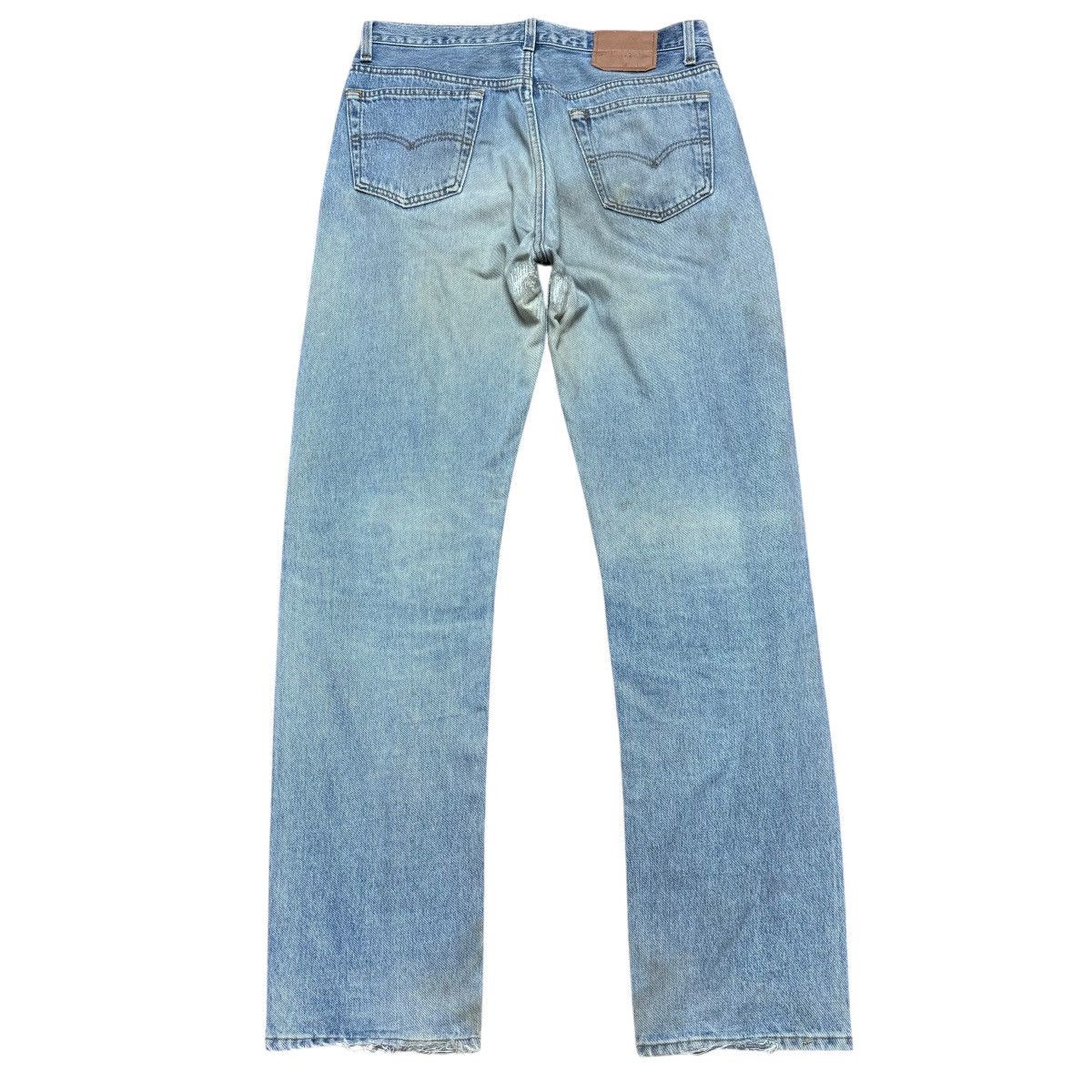 Levi's Vintage Levis 501 Distressed Jeans Grunge Size US 34 / EU 50 - 2 Thumbnail