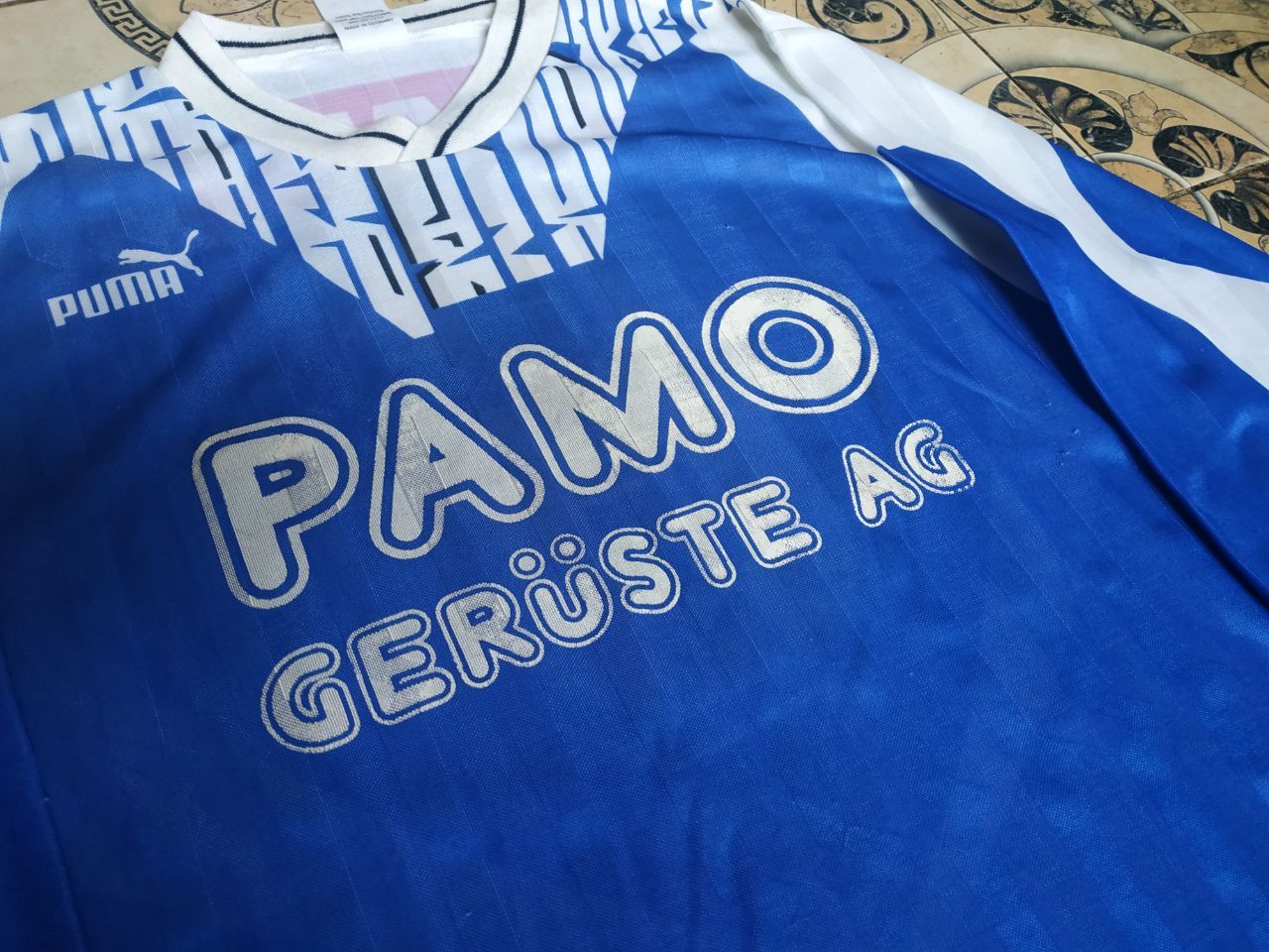 Puma Vintage 90s Puma Football Jersey Made in Germany L Size US L / EU 52-54 / 3 - 4 Thumbnail