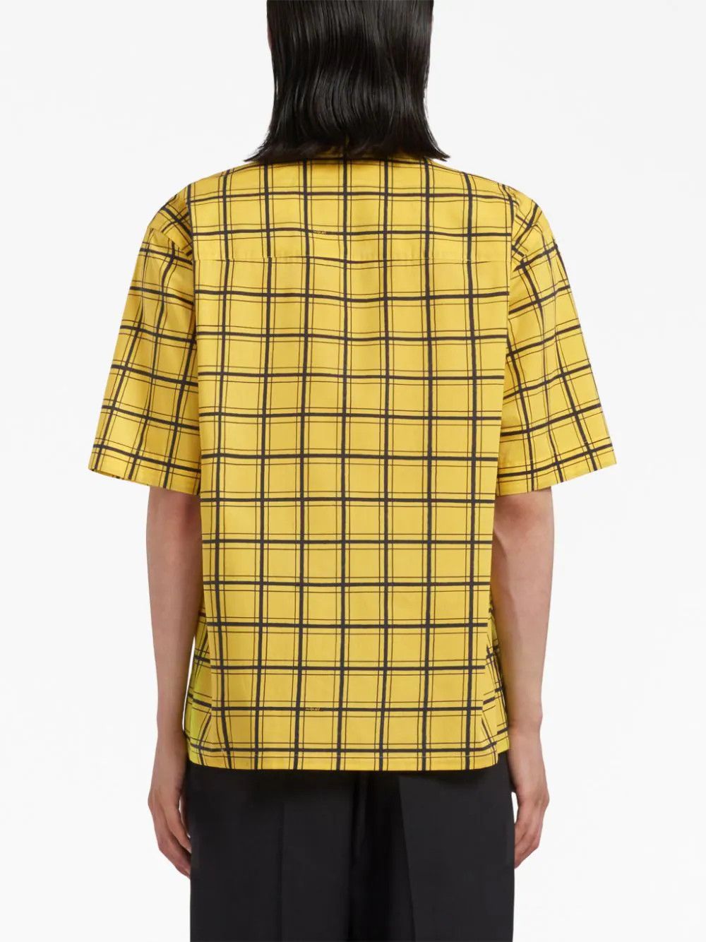 Marni o1w1db10824 Checked Shirt in Yellow Black Size US L / EU 52-54 / 3 - 4 Thumbnail