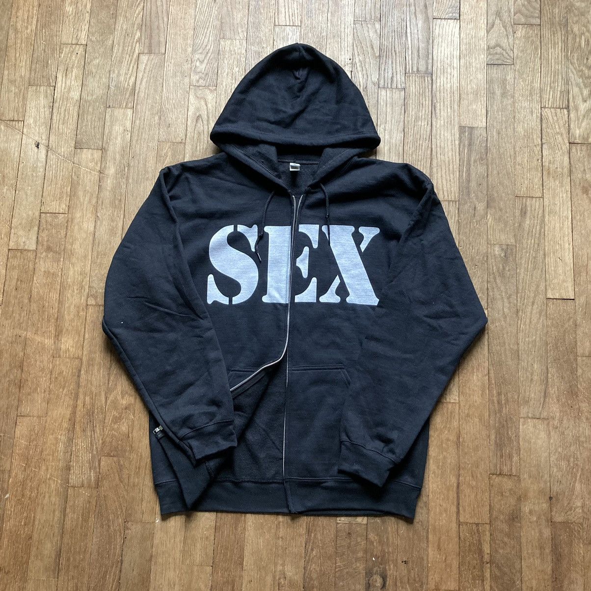 Streetwear × Supreme “sex” Zip Up Hoodie Grailed 2189