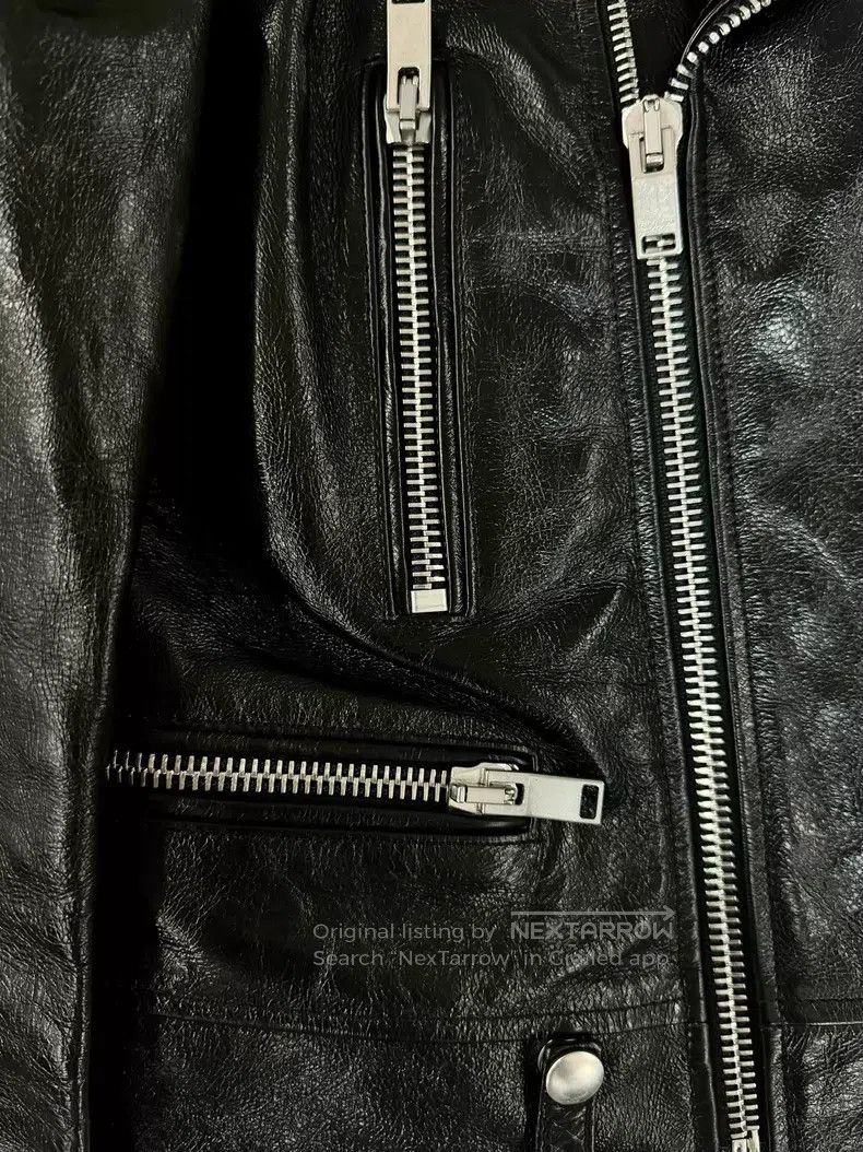 Saint Laurent Paris Saint Laurent Paris Cracked Oil Cowhide Multi-Zip L01 Leat Size XS / US 0-2 / IT 36-38 - 3 Thumbnail