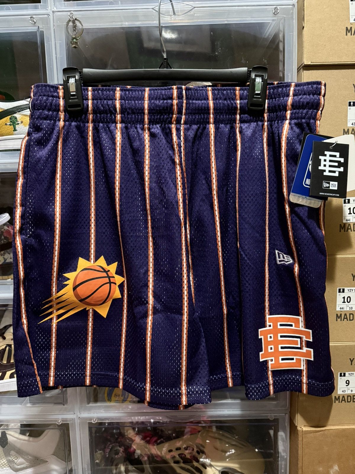 Eric Emmanuel Phoenix Suns Purple Shorts