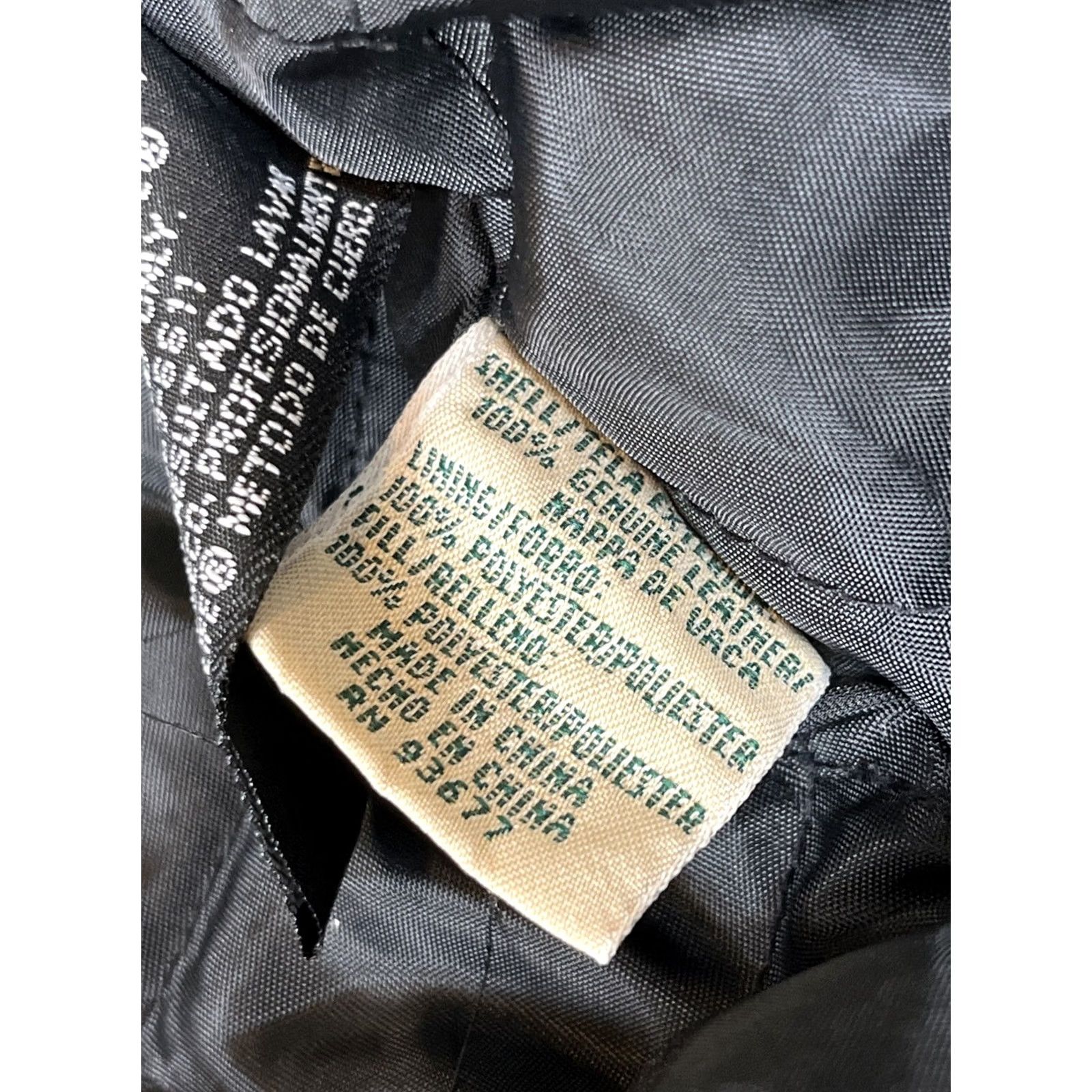 Vintage VINTAGE St. John's Bay Jacket Mens 2XL Black Leather Biker Bomber Lined Zip Coat Size US XXL / EU 58 / 5 - 6 Thumbnail