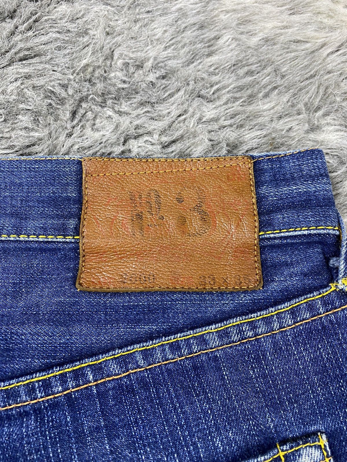 Evisu EVISU No.3 by Yamane Leather Patch Iconic Seagull Denim Size US 34 / EU 50 - 13 Thumbnail