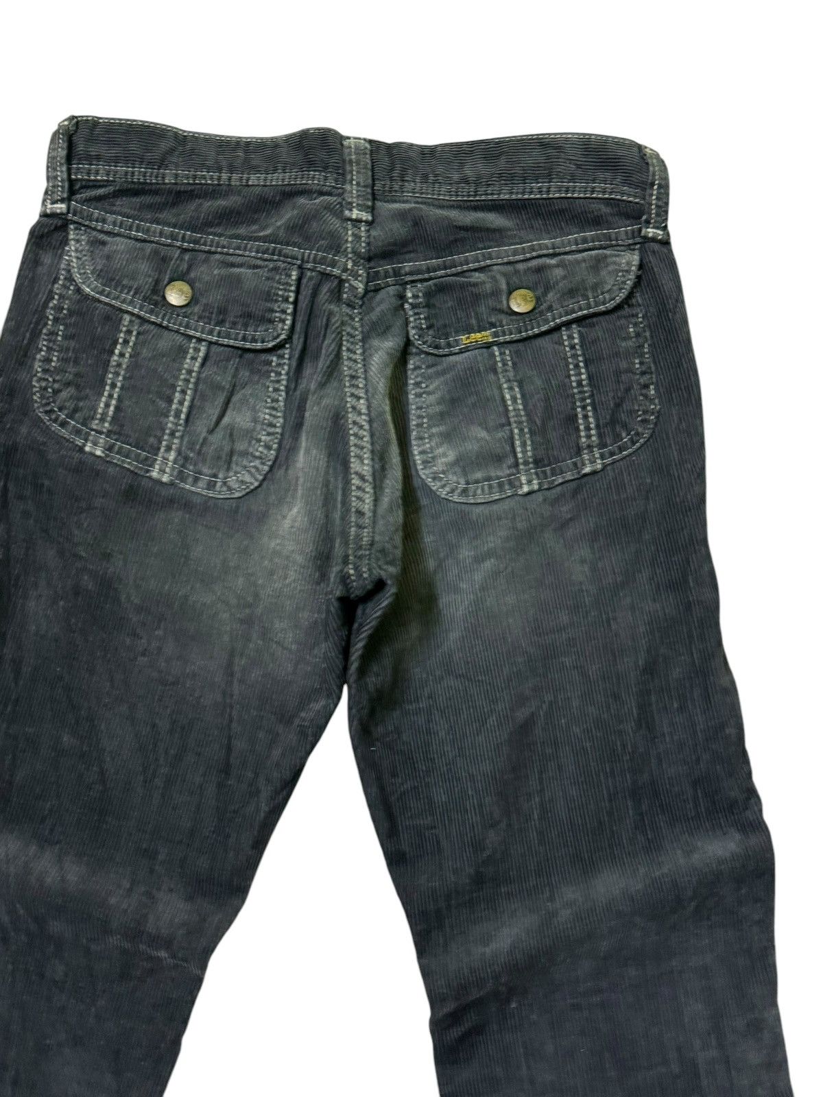 Hysteric Glamour × Lee VINTAGE LEE CORDUROY BLACK FADED Size US 27 - 12 Thumbnail