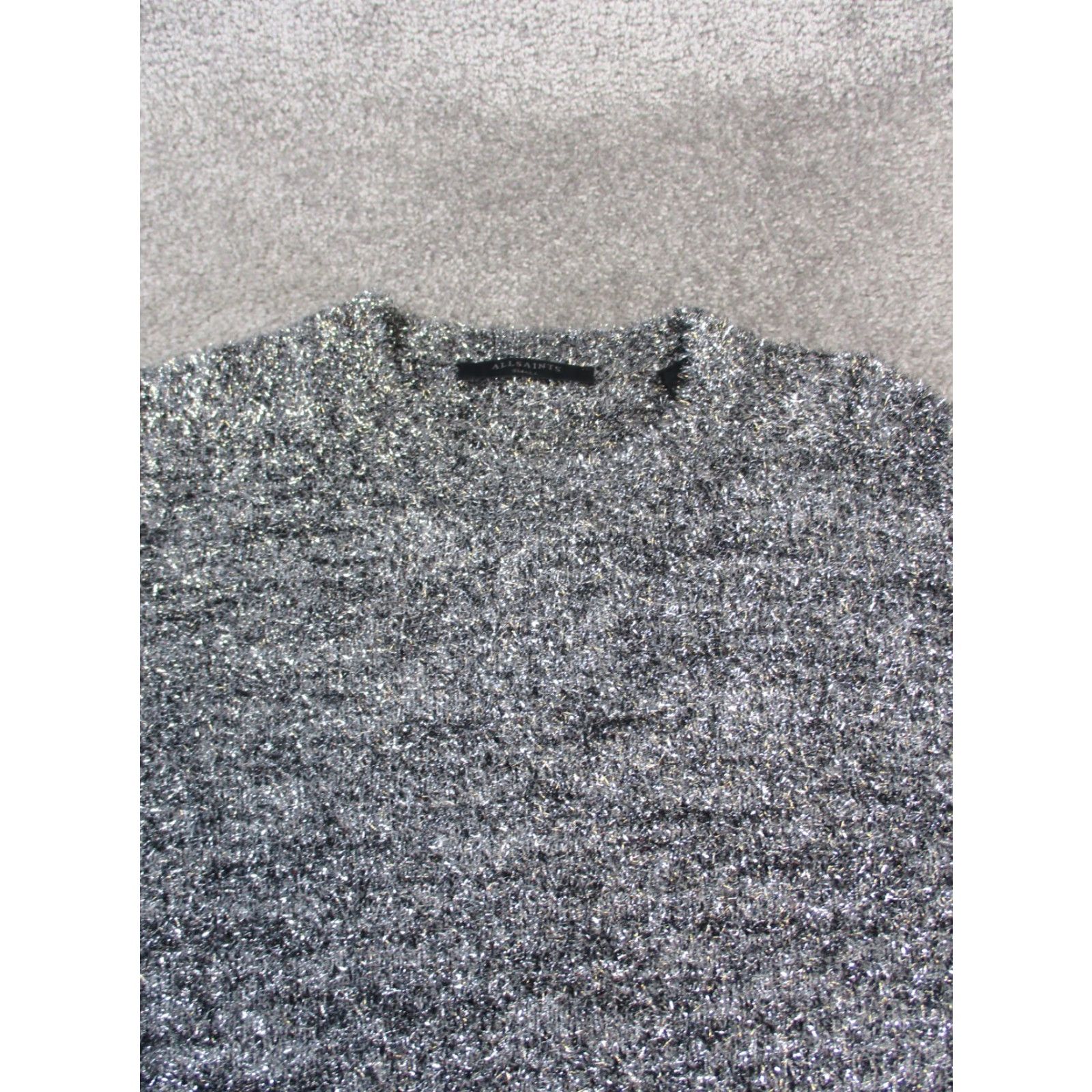 Allsaints VINTAGE AllSaints Dazzle Sweater Womens Small Gray Size S / US 4 / IT 40 - 2 Thumbnail
