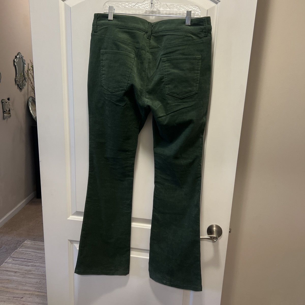 Phix Clothing Green velvet flared pants Size US 36 / EU 52 - 7 Thumbnail
