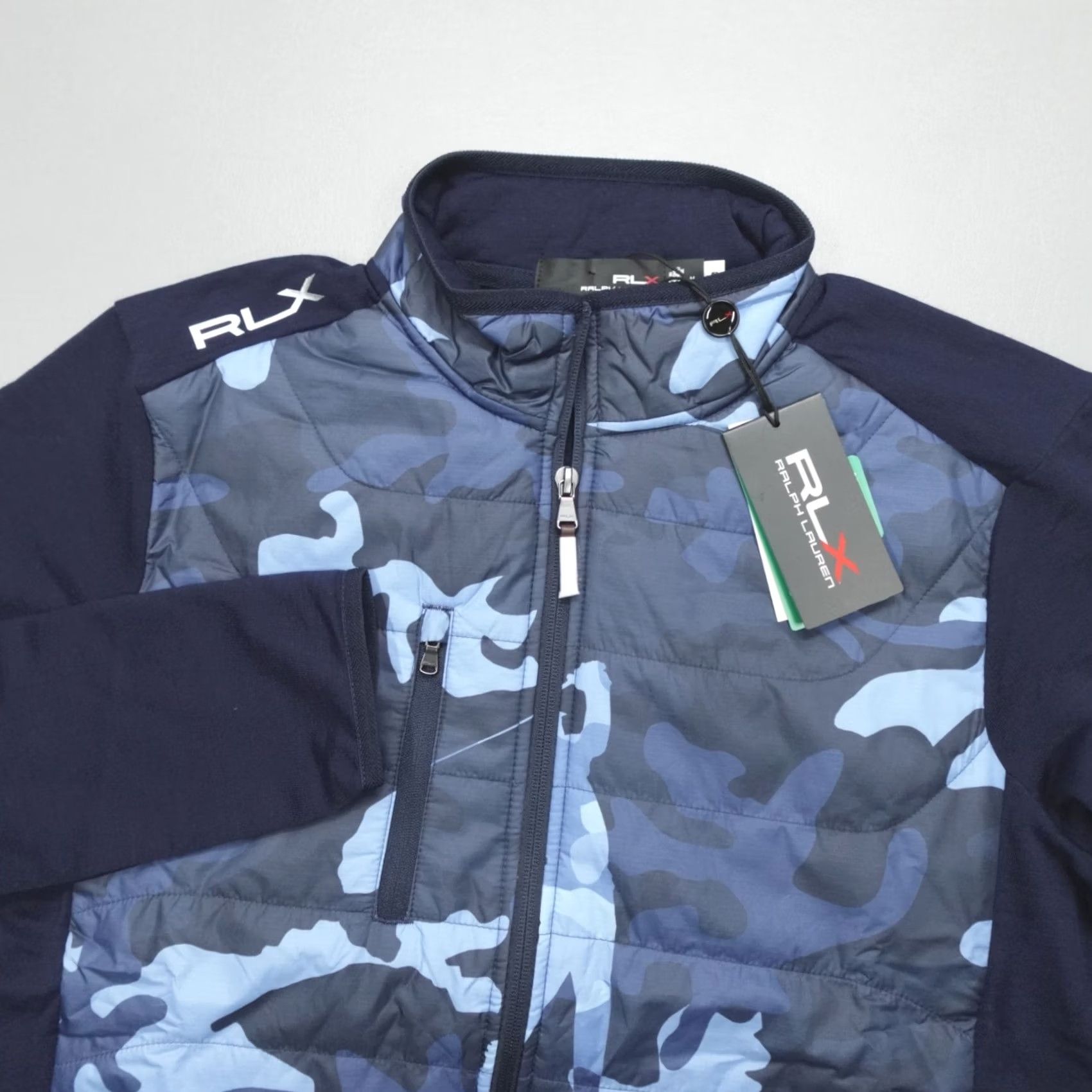 RLX Ralph Lauren RLX Ralph Lauren Polo Full Zip Golf Jacket Men’s M Quilted Camouflage Performance Jacket Size US M / EU 48-50 / 2 - 2 Thumbnail