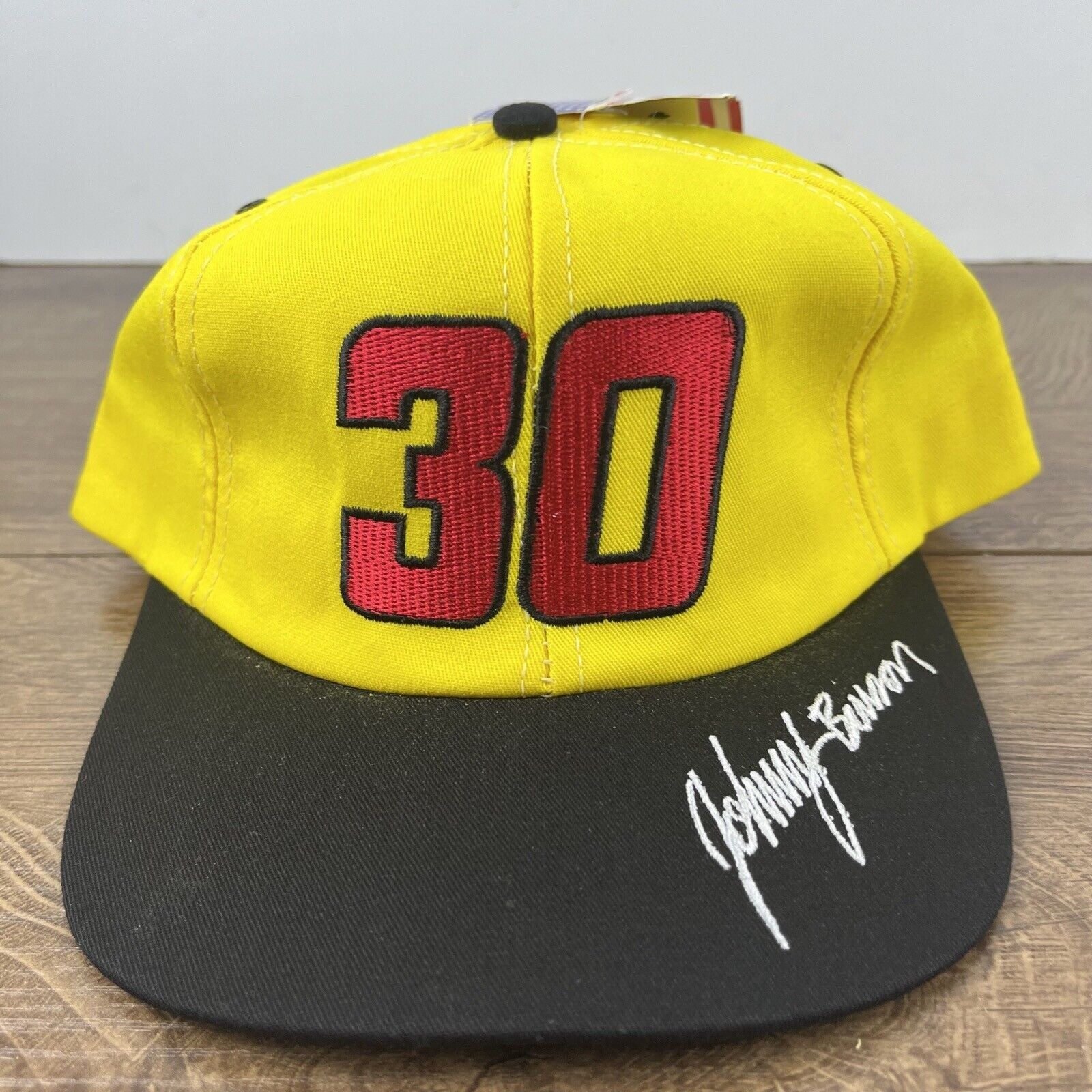 Other Johnny Benson 30 Hat Snapback Yellow Cap Adjustable Yellow A Size ONE SIZE - 5 Thumbnail