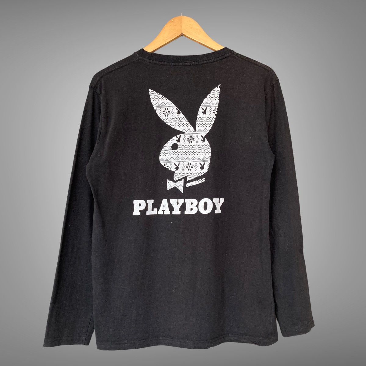Playboy × Vintage Vintage Playboy Spell Out Logo Longsleeve Size US M / EU 48-50 / 2 - 1 Thumbnail