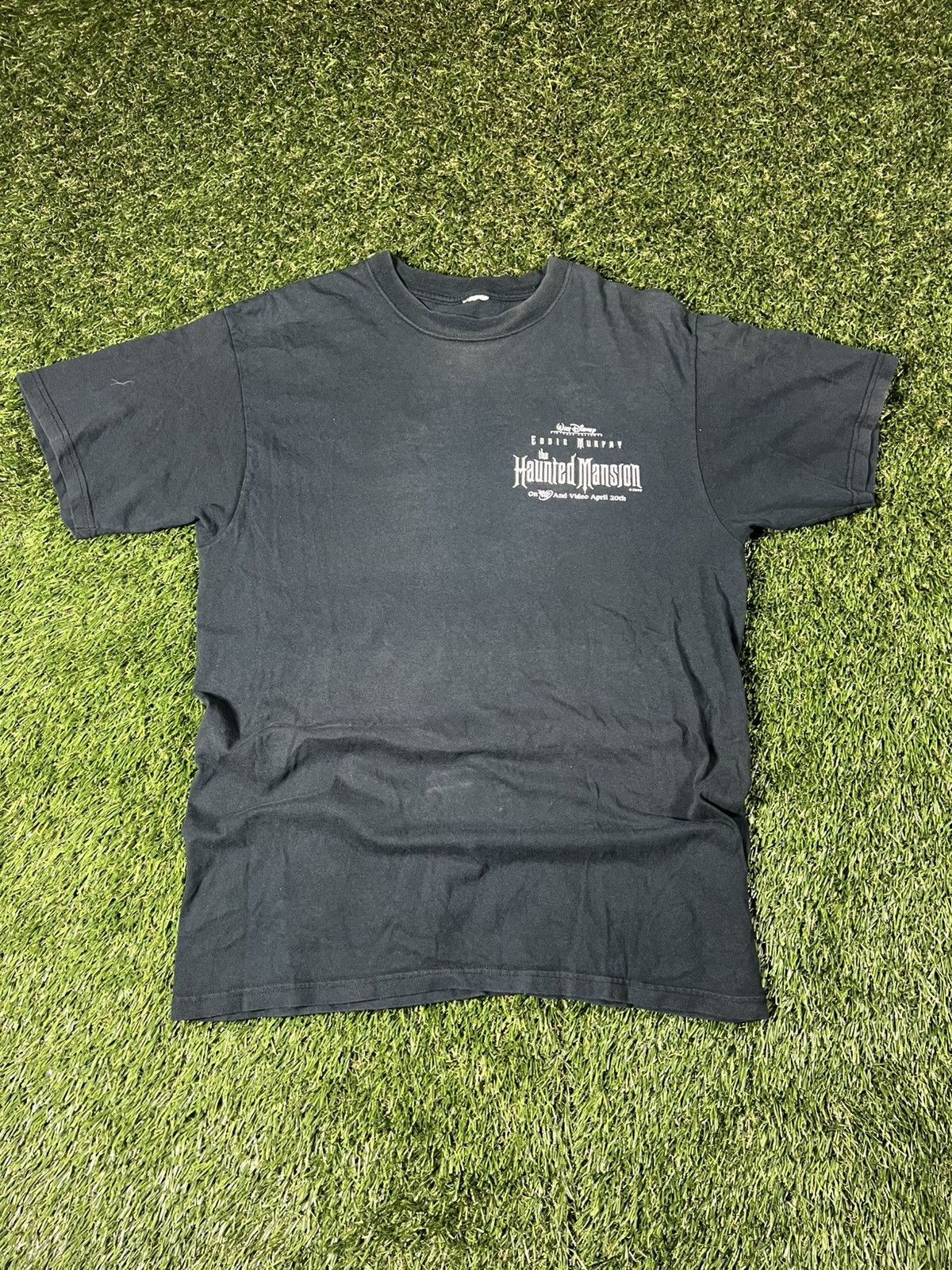 Disney Vintage Y2k Disney Haunted Mansion Movie Promo Faded Tee Size US M / EU 48-50 / 2 - 1 Thumbnail