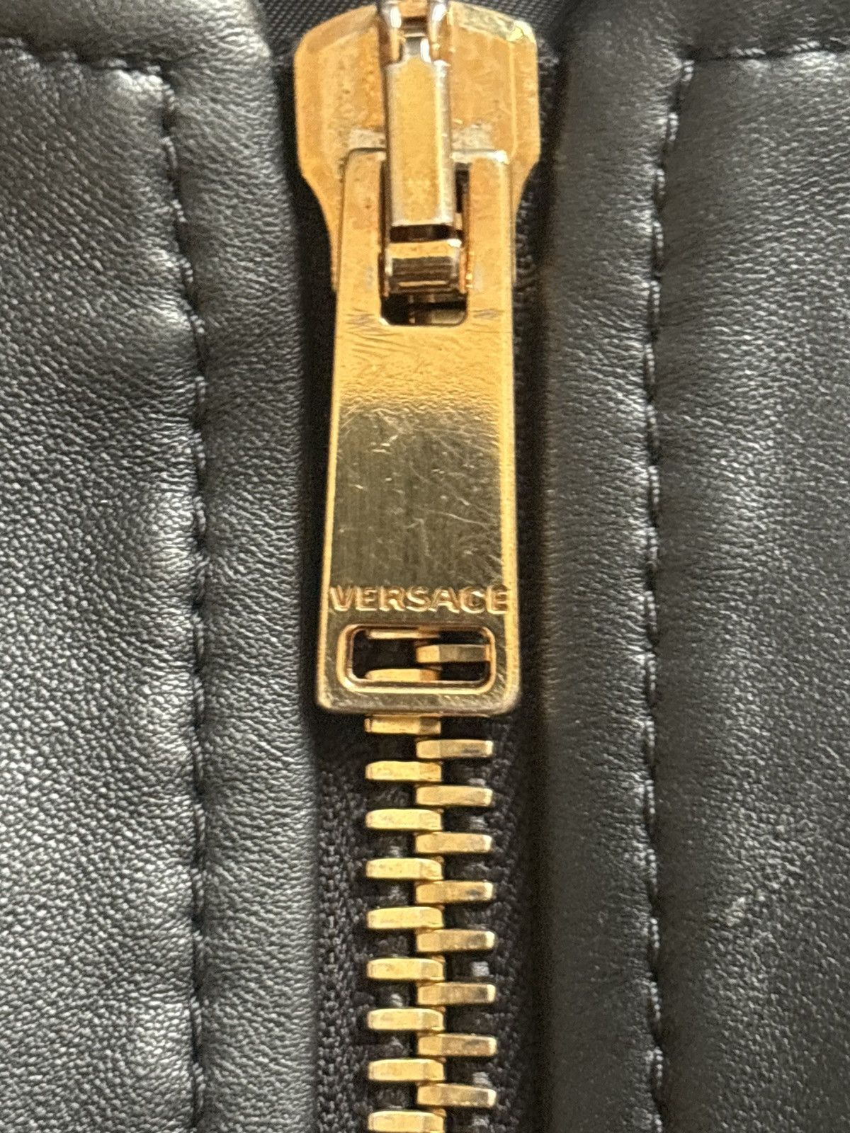 Versace ss22 versace leather jacket Size US M / EU 48-50 / 2 - 5 Thumbnail