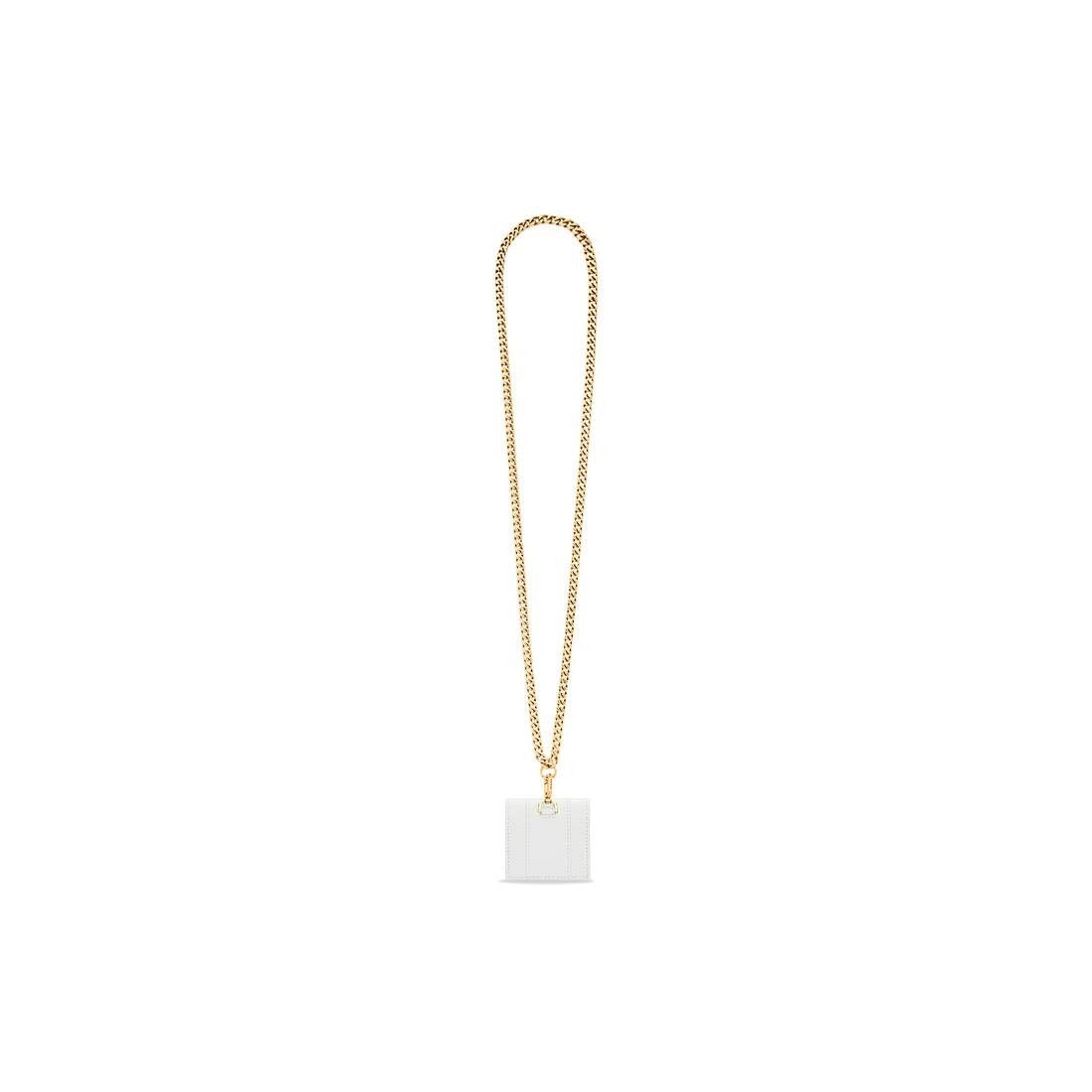 Balenciaga o1mt1gz0425 Size: OS / Hourglass EarPods Holder in White Size ONE SIZE - 3 Thumbnail