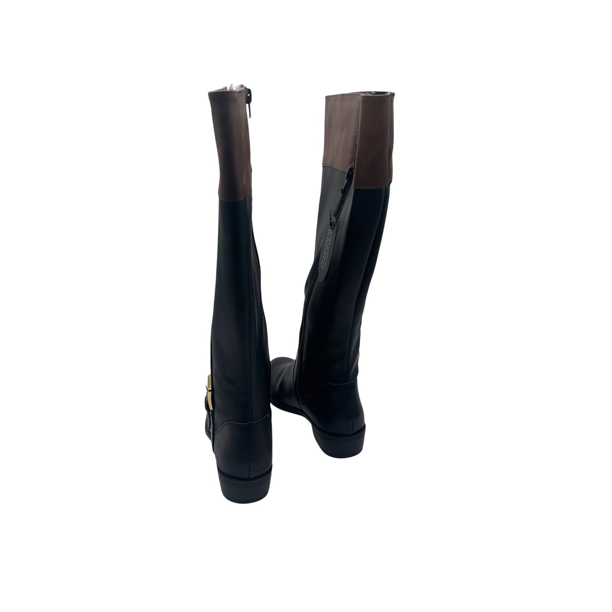 Other Karen Scott Deliee2 Riding Boots, Black/Cognac, 6,M, Wide C Size US 6 / IT 36 - 13 Thumbnail