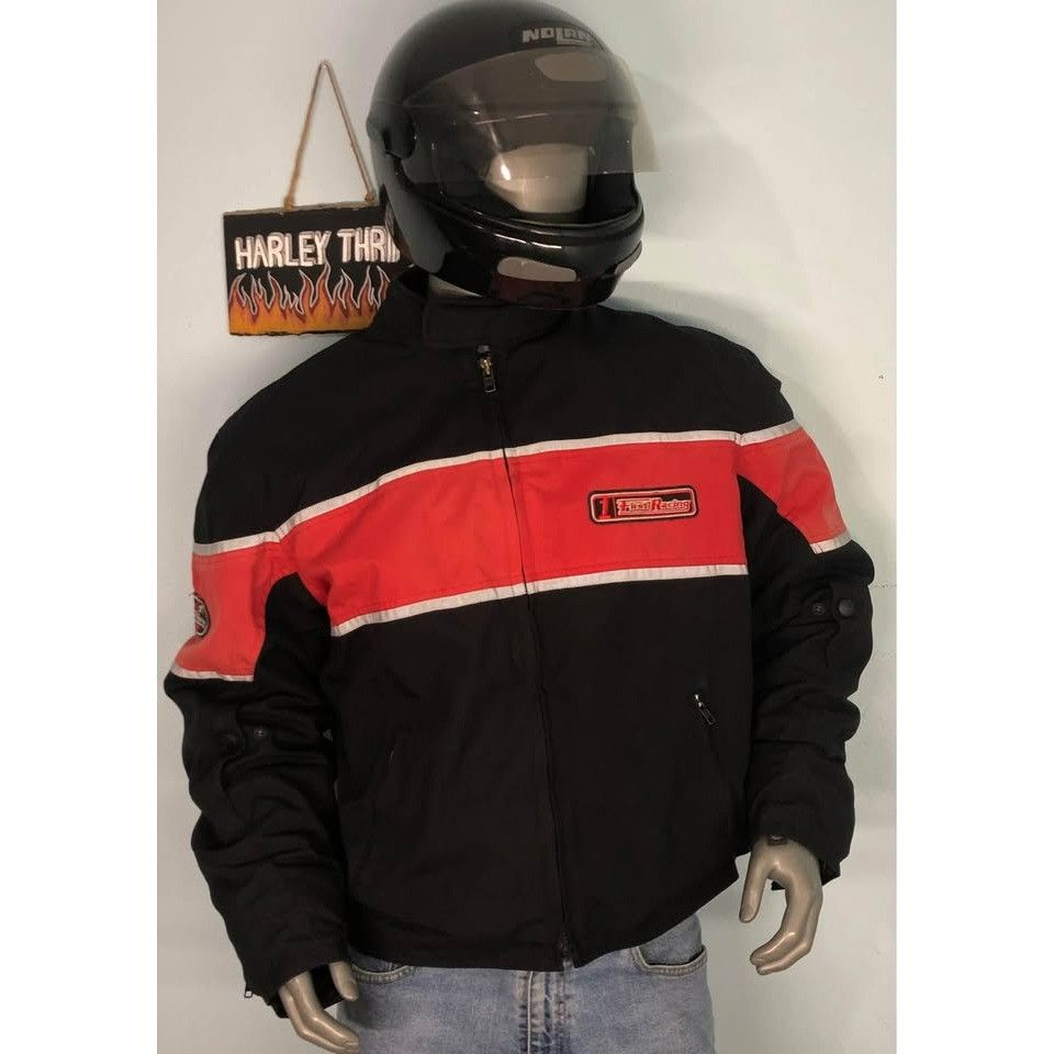 Vintage VTG Jacket 2XL Men Armor Removable Lining FIRST RACING Size US XXL / EU 58 / 5 - 1 Thumbnail
