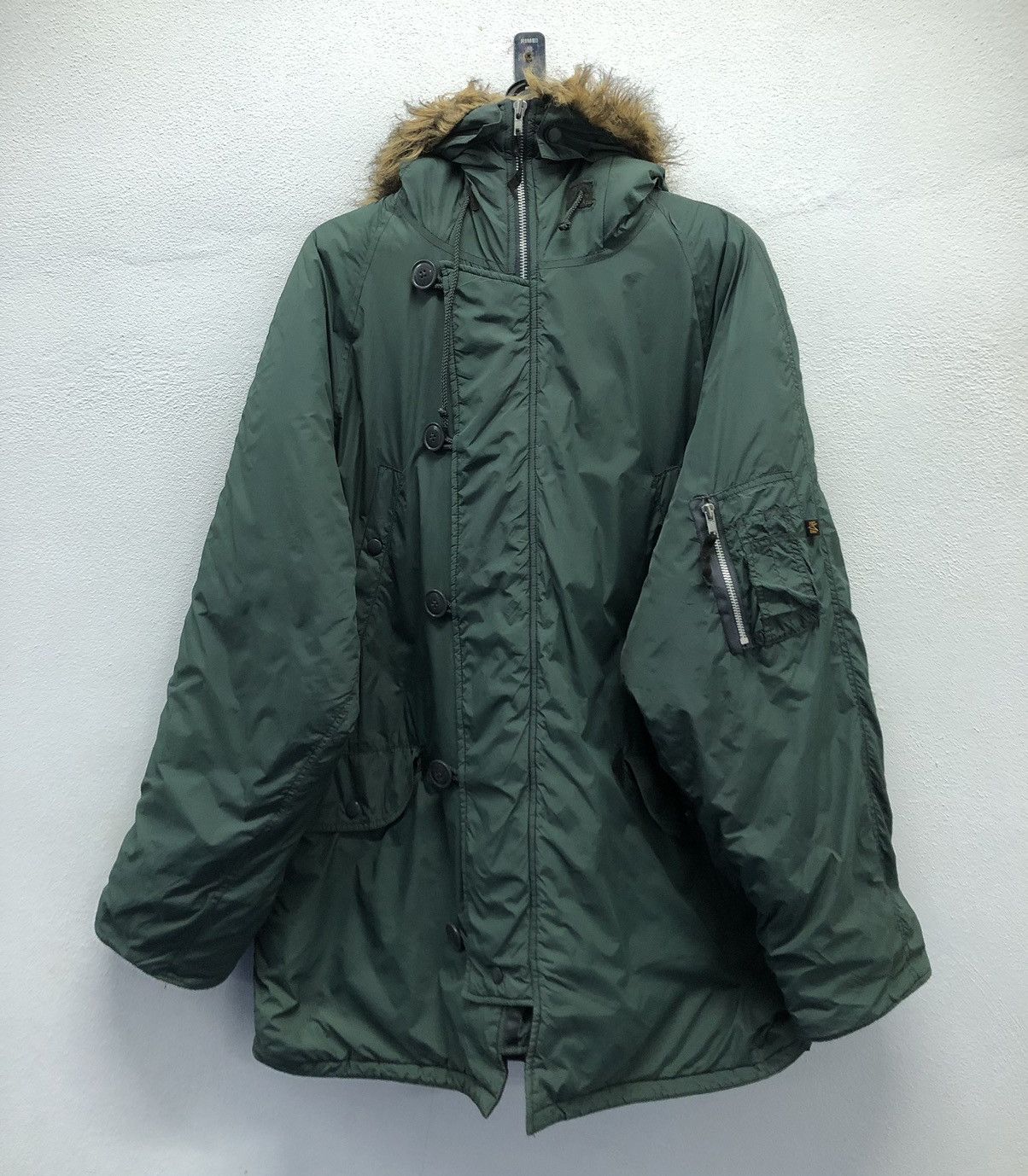 Alpha Industries × Vintage Alpha Industries N-3B Cold Weather Parka Jacket XL Military Size US XL / EU 56 / 4 - 1 Thumbnail