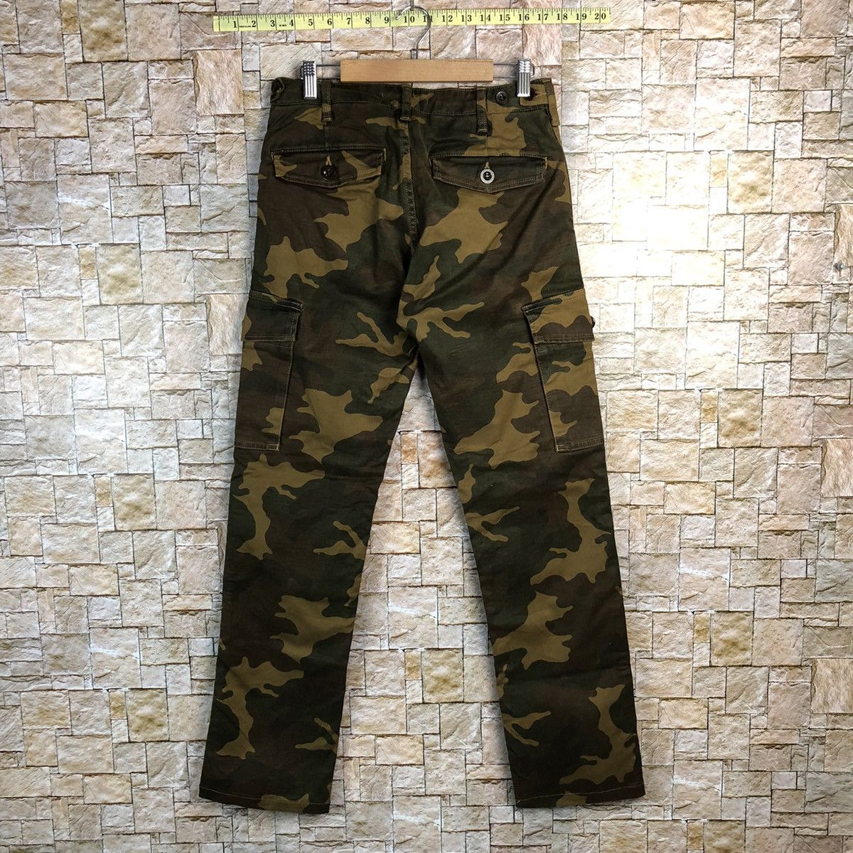 Johnbull John Bull Camo utility military japan Brown Pants #A156 Size US 28 / EU 44 - 16 Thumbnail