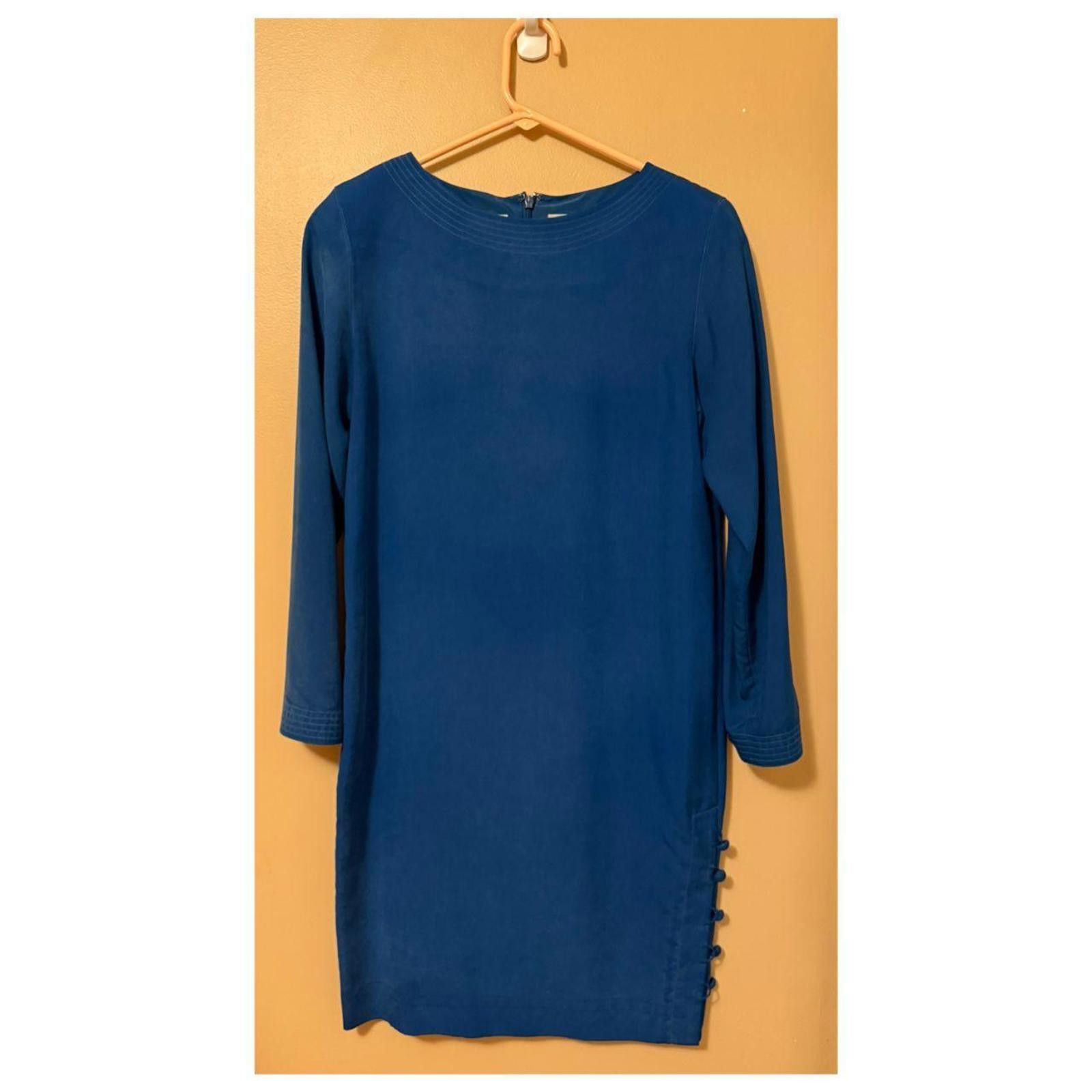 Other Vintage 90s Liz Claiborne 100% Silk Cocktail Dress, Rare Size S / US 4 / IT 40 - 3 Thumbnail