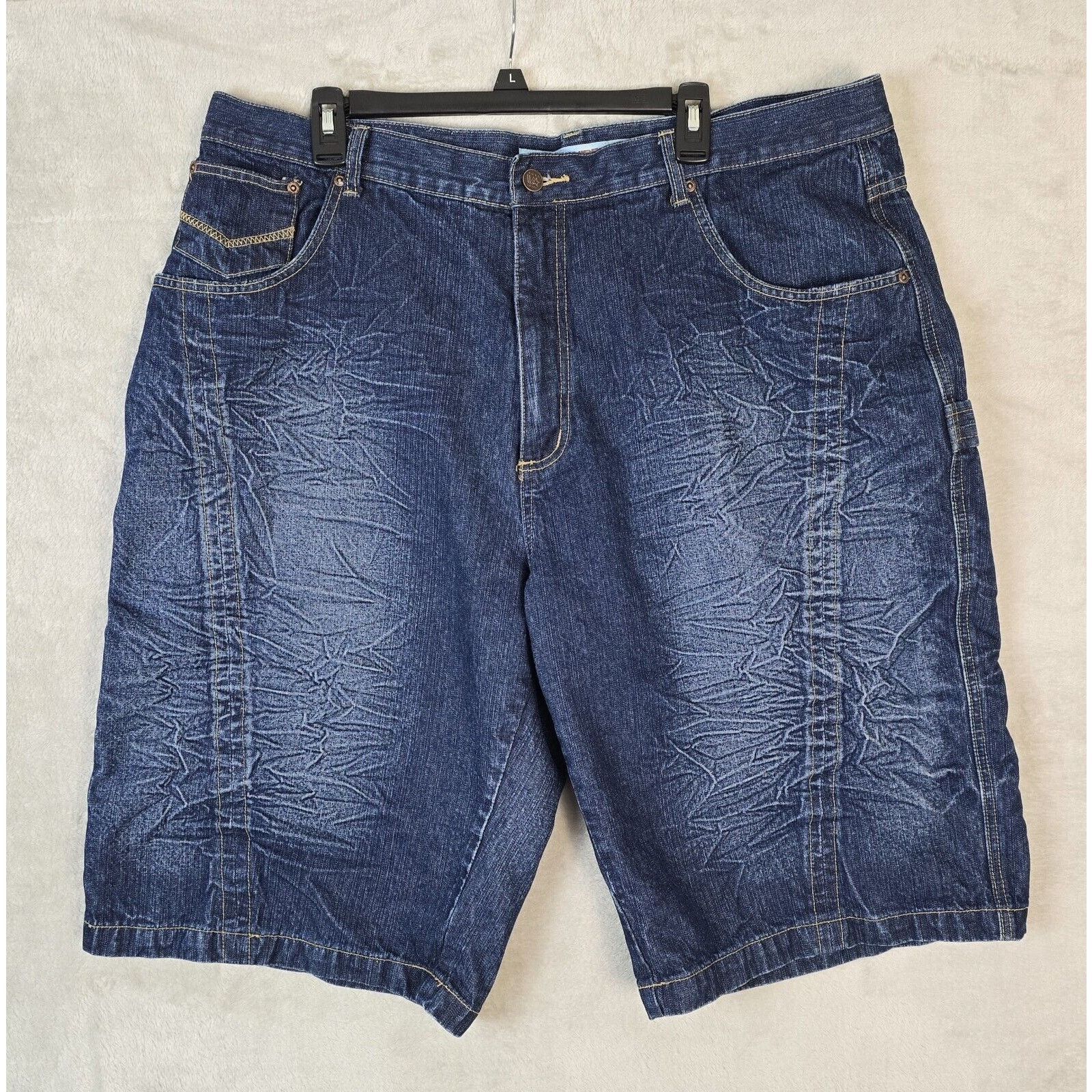Other Vibes Gold Label GL Men's Denim Shorts 42 Skater Y2K Baggy Size US 42 / EU 58 - 4 Thumbnail