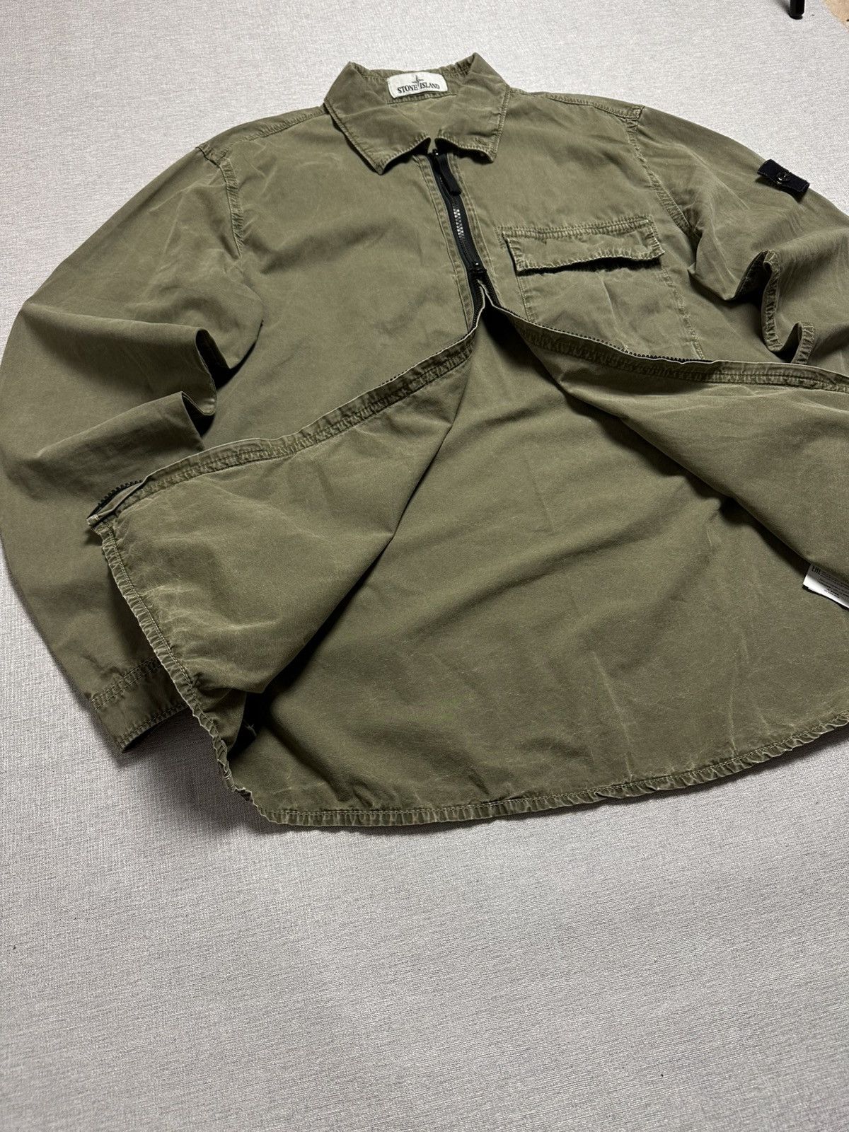 Massimo Osti Stone Island Garment Dyed Zip Overshirt Size US M / EU 48-50 / 2 - 8 Thumbnail
