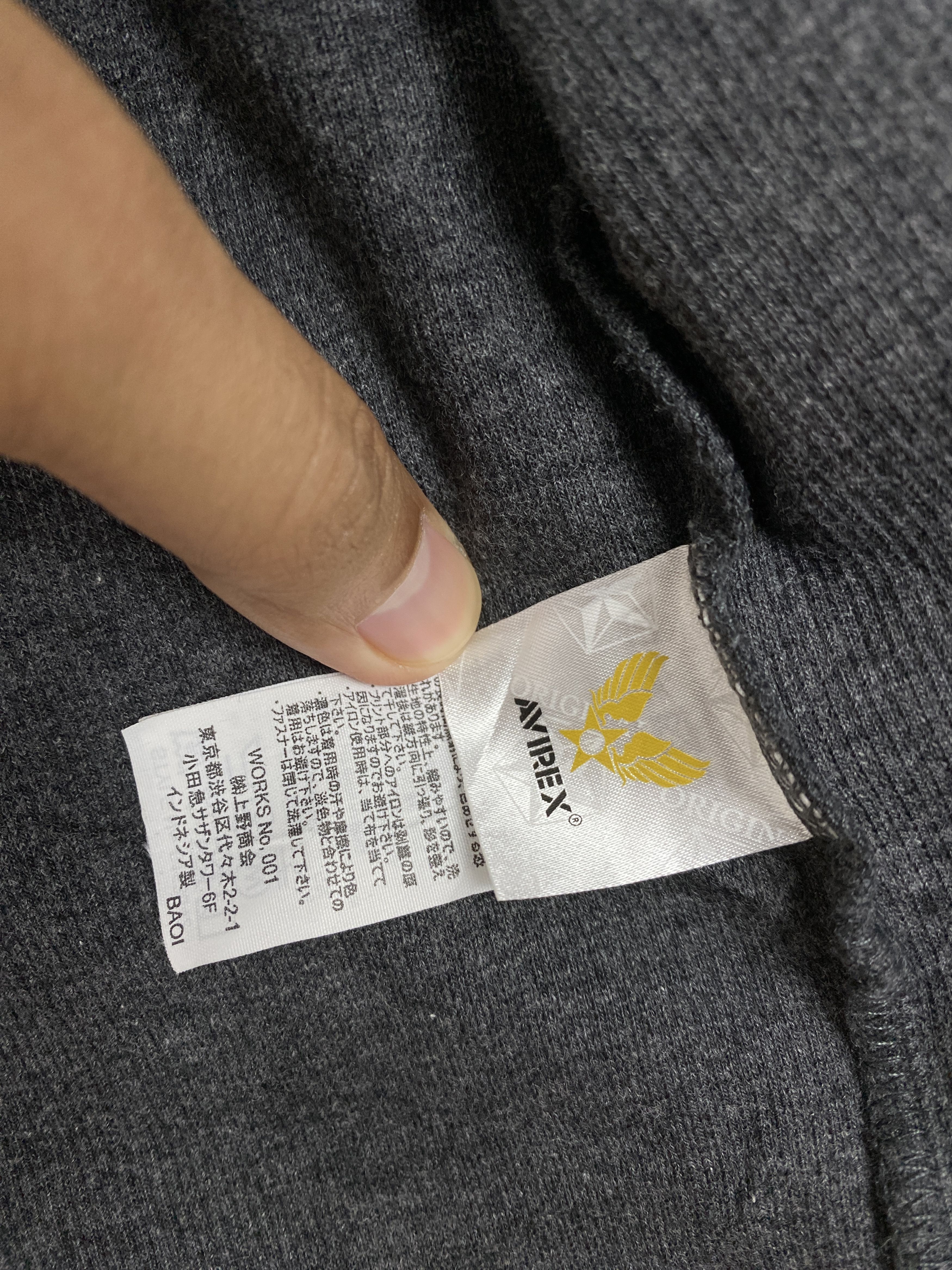 Avirex Vintage Avirex Zip Up Sweatshirts PJ0383 Size US M / EU 48-50 / 2 - 10 Thumbnail