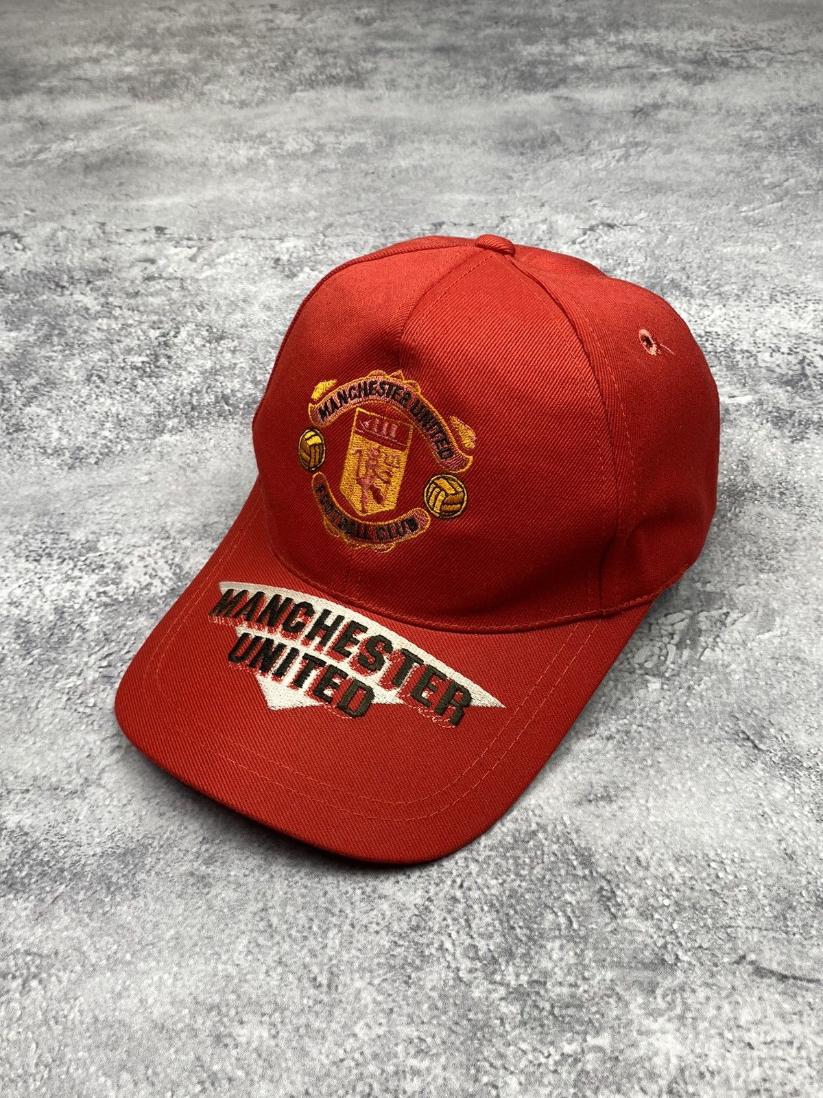 Vintage Vintage 90s Manchester United Soccer Jersey Cap Hats Size ONE SIZE - 3 Thumbnail