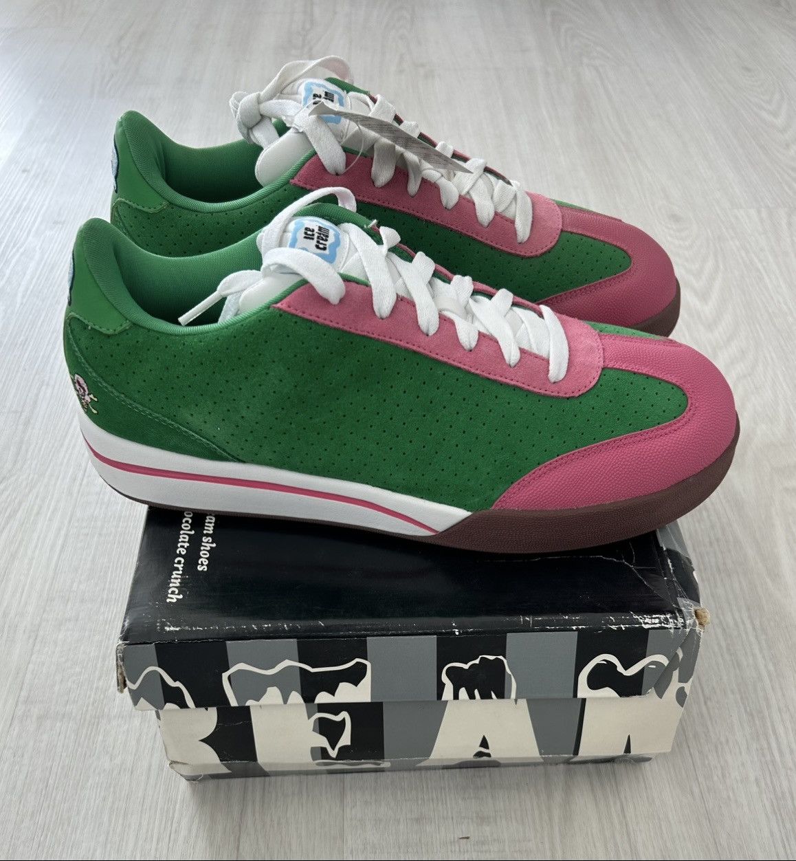 Icecream × Reebok VERY RARE OG 2006 REEBOK X BBC/ICE CREAM BOARDFLIP Size US 10.5 / EU 43-44 - 4 Thumbnail
