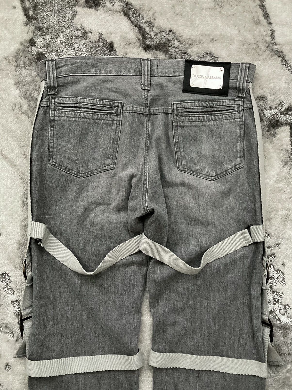 Dolce & Gabbana A/W 2003 Bondage Jeans Size US 32 / EU 48 - 10 Thumbnail