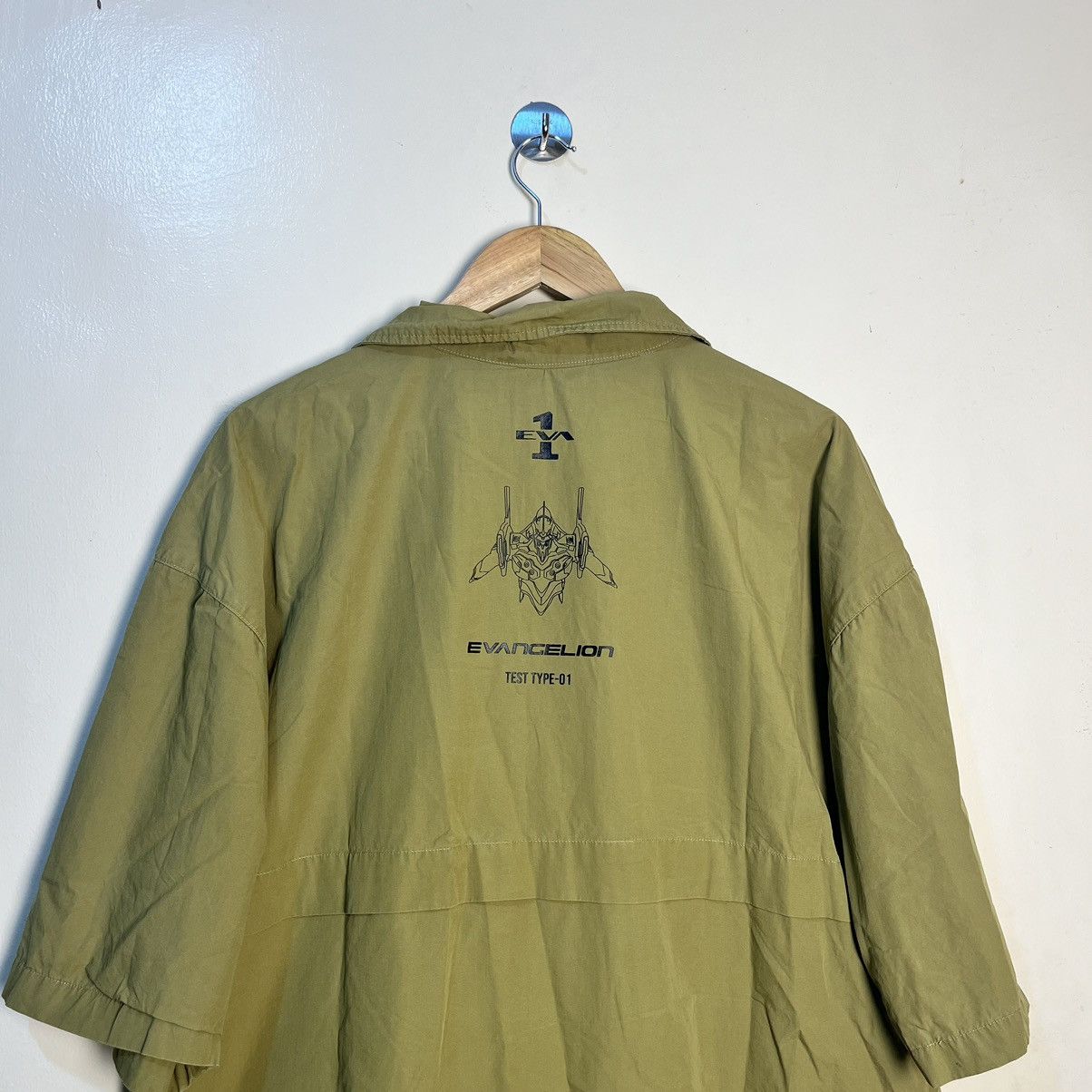 Anime Neon Genesis Evangelion Button Up Shirt Size US XL / EU 56 / 4 - 17 Thumbnail