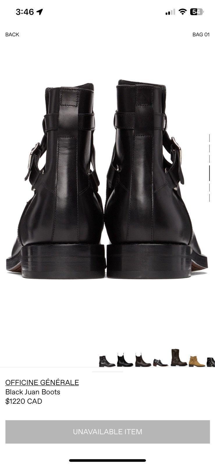 Officine Generale Officine Generale Black Juan Chelsea Boots. Buckle strap Size US 9 / EU 42 - 15 Thumbnail
