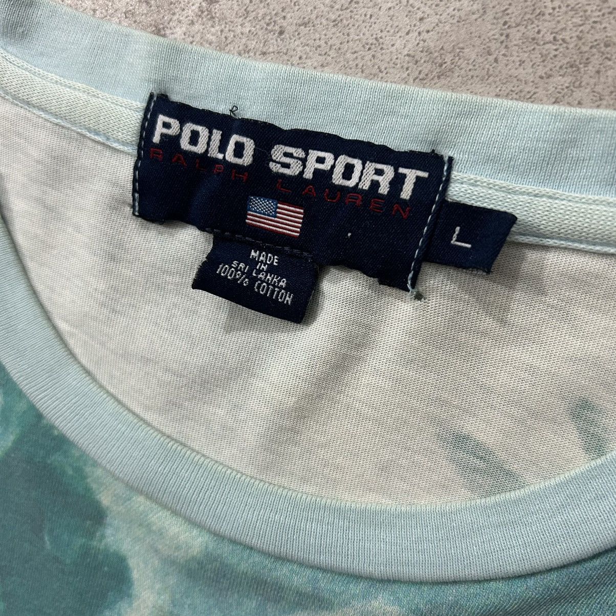 Polo Ralph Lauren × Vintage VTG POLO SPORT RALPH LAUREN SURFING AOP SPORTSMAN T-SHIRT Size US L / EU 52-54 / 3 - 8 Thumbnail