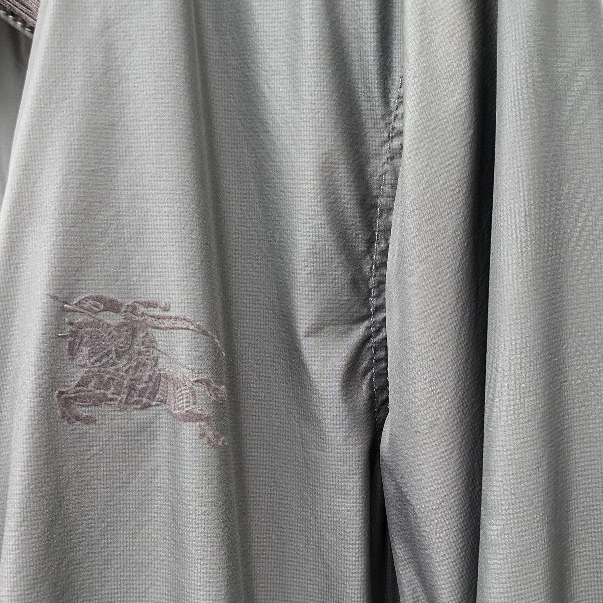 Burberry Burberry Brit Stonewashed Grey Zip Front Bomber Jacket Size US S / EU 44-46 / 1 - 6 Thumbnail