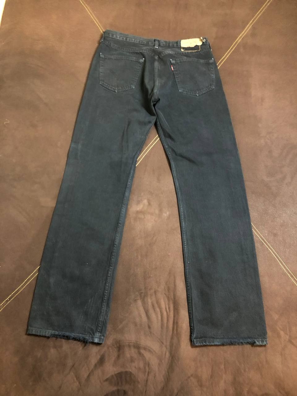 Levi's Vintage 90s Levi's 501 Black Jeans streetwear Size US 34 / EU 50 - 20 Thumbnail