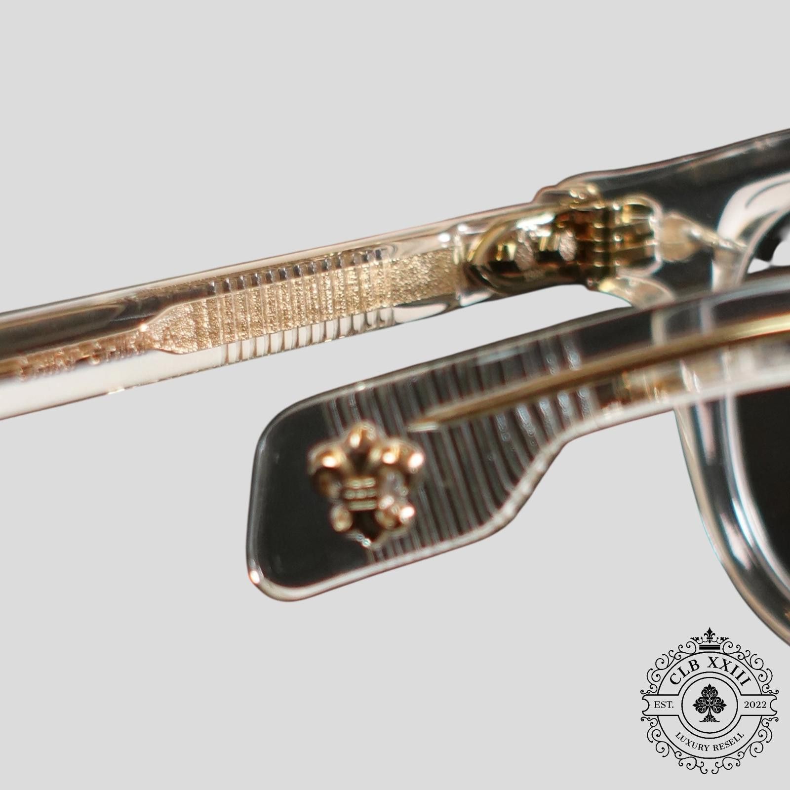 Chrome Hearts Chrome Hearts Chirp Chirp Glasses in Clear/Gold Size ONE SIZE - 5 Thumbnail