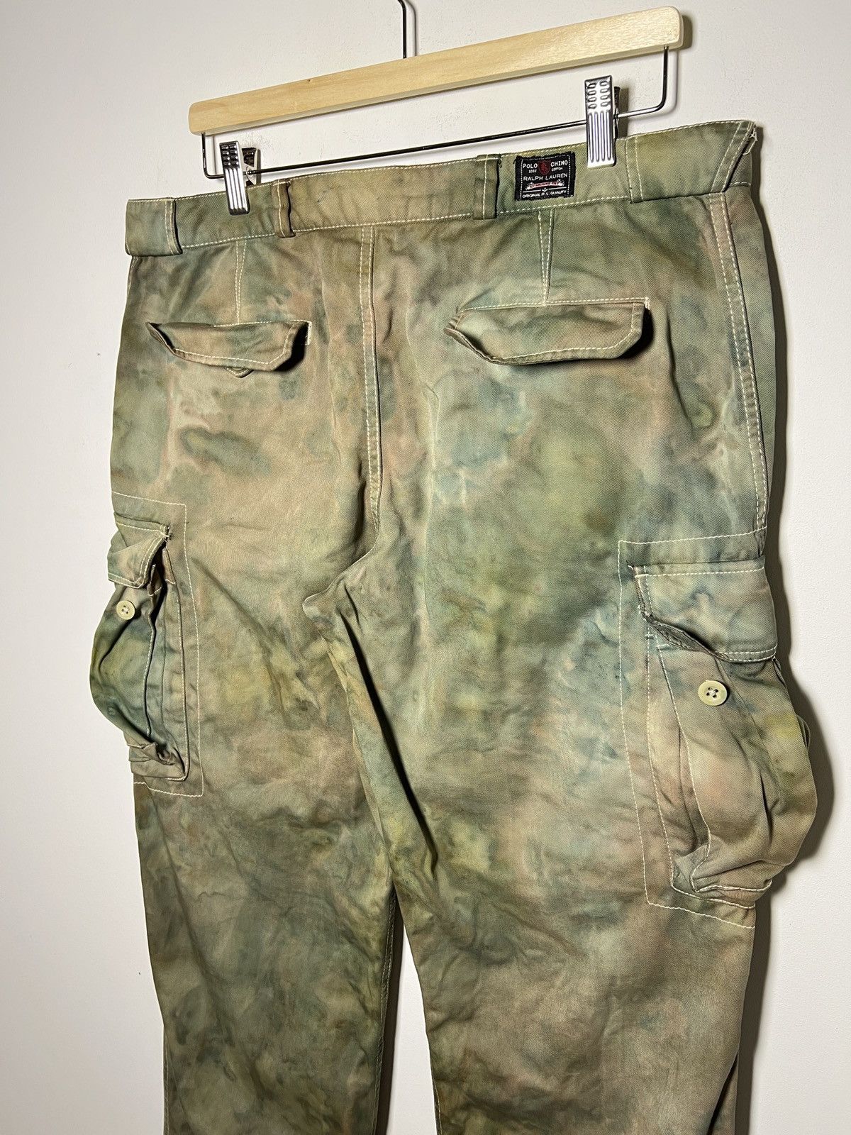 Polo Ralph Lauren ralph lauren tie dye cargo camo multipocket army pants Size US 36 / EU 52 - 8 Thumbnail