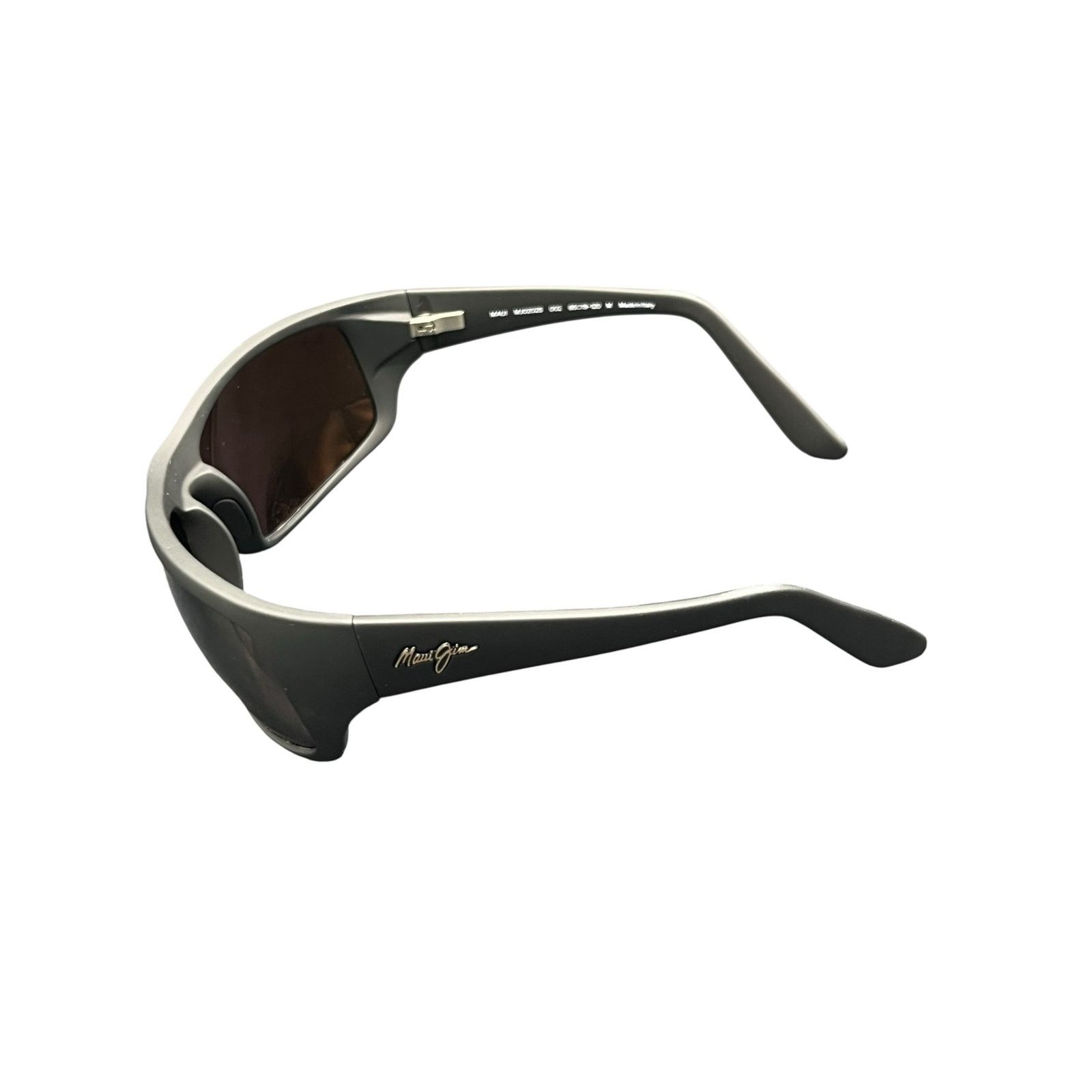 Maui Jim Maui Jim Pe'ahi Polarized Wrap Sunglasses Matte Black Size ONE SIZE - 5 Thumbnail