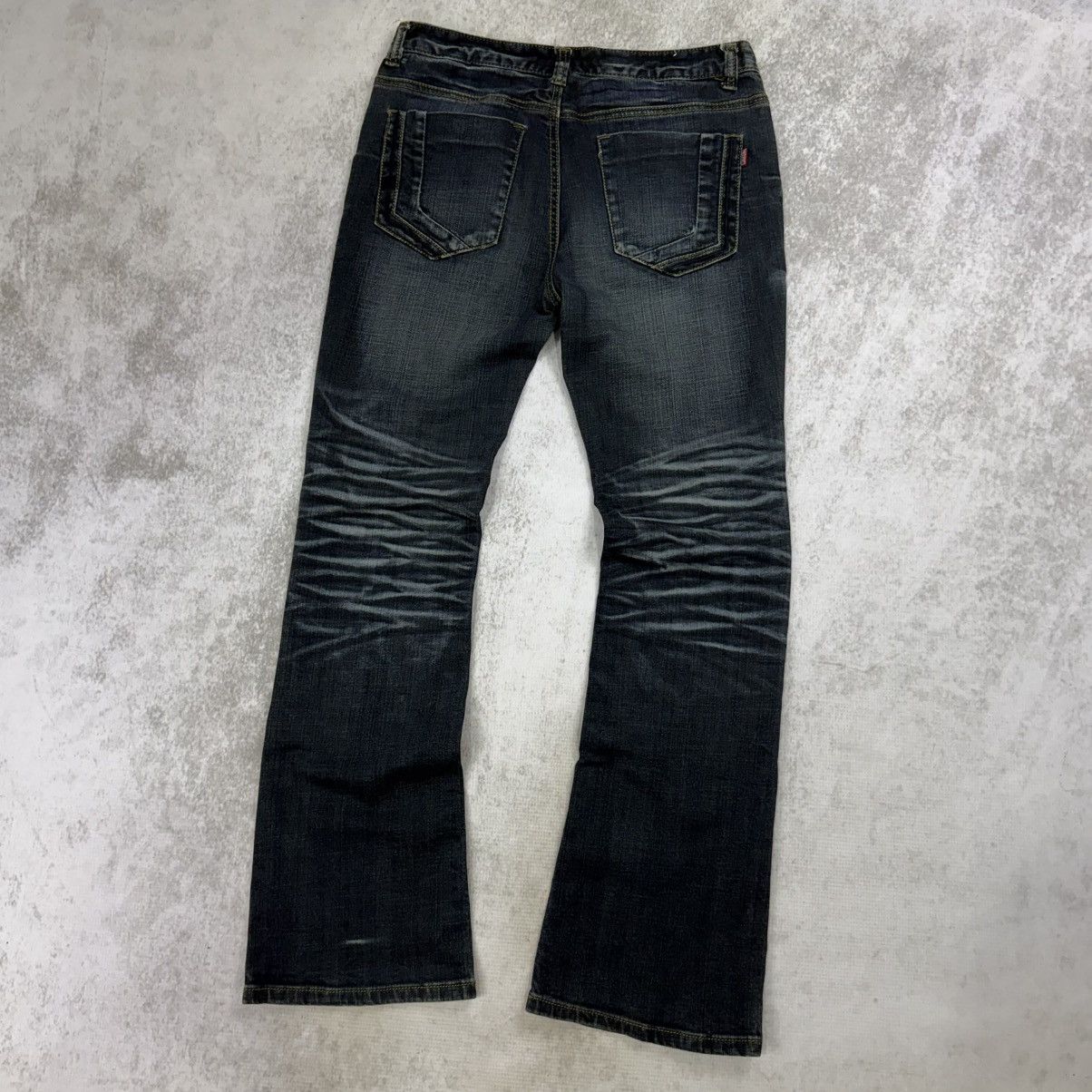 Japanese Brand vintage cheorum flared jeans distressed Size US 32 / EU 48 - 4 Thumbnail
