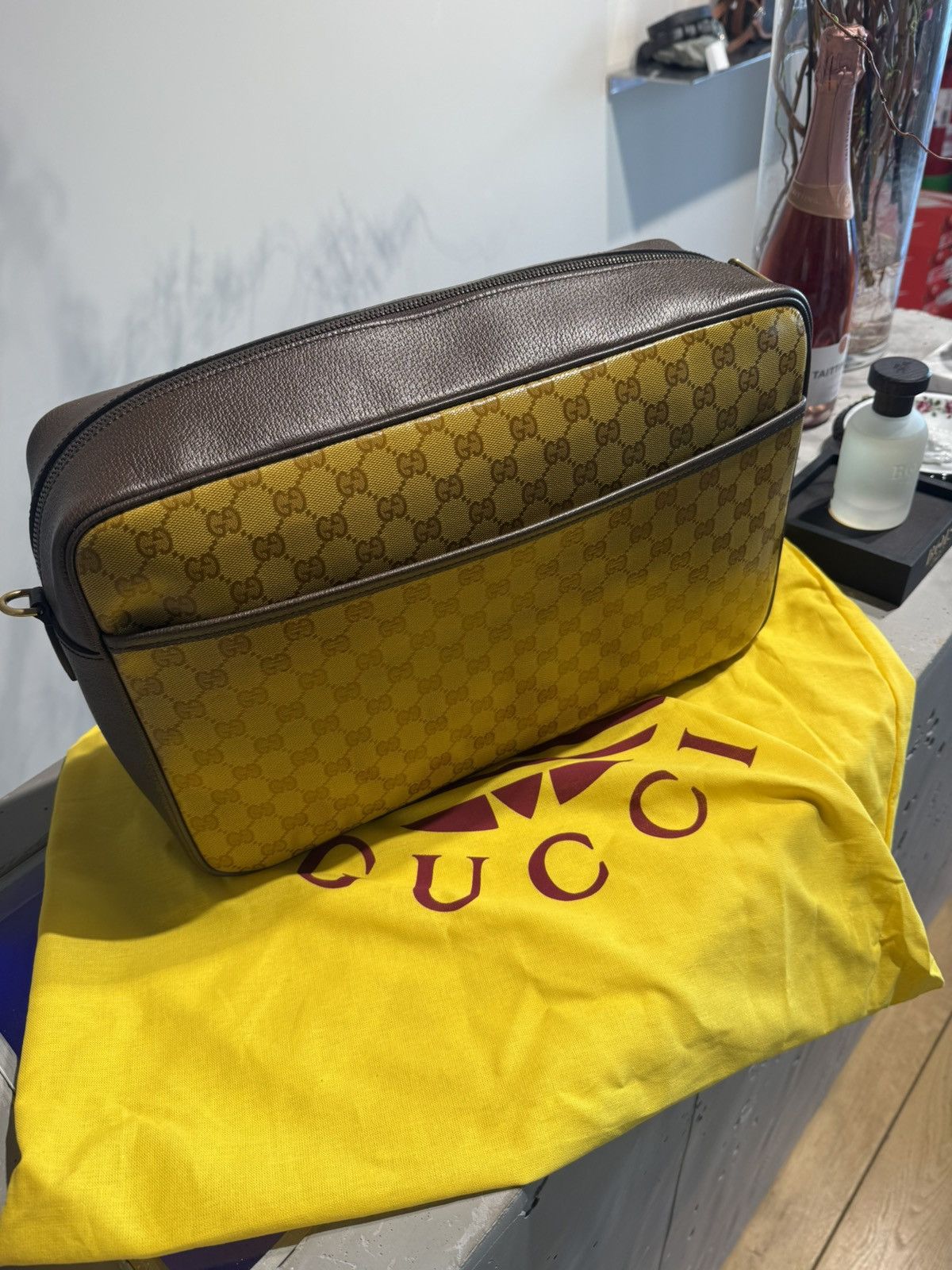 Adidas × Gucci BNWT Gucci x Adidas Large Messenger Bag Size ONE SIZE - 3 Thumbnail