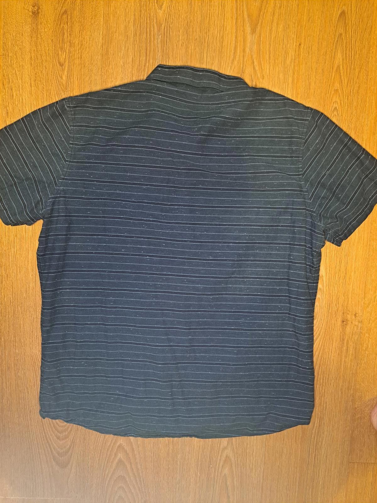 TravisMathew Travis Mathew Button Up Shirt Mens XL Blue Striped Cotton Size US XL / EU 56 / 4 - 7 Thumbnail