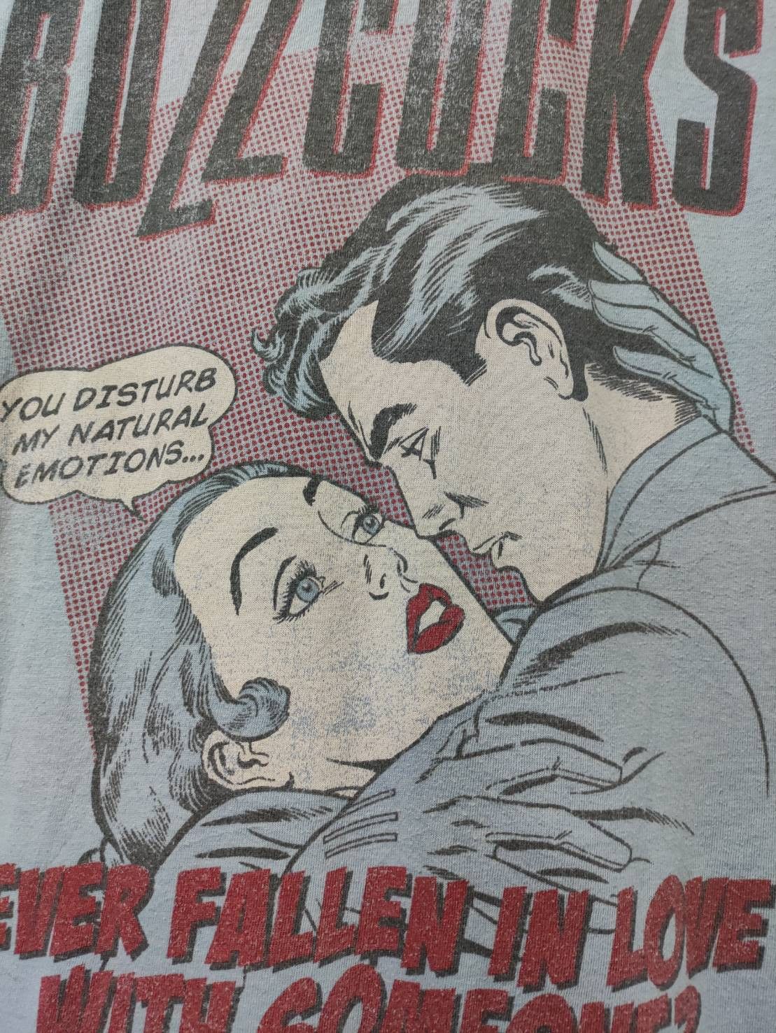 Band Tees Buzzcocks " Even Fallen in Love " Single Promo T-Shirt Size US L / EU 52-54 / 3 - 3 Thumbnail
