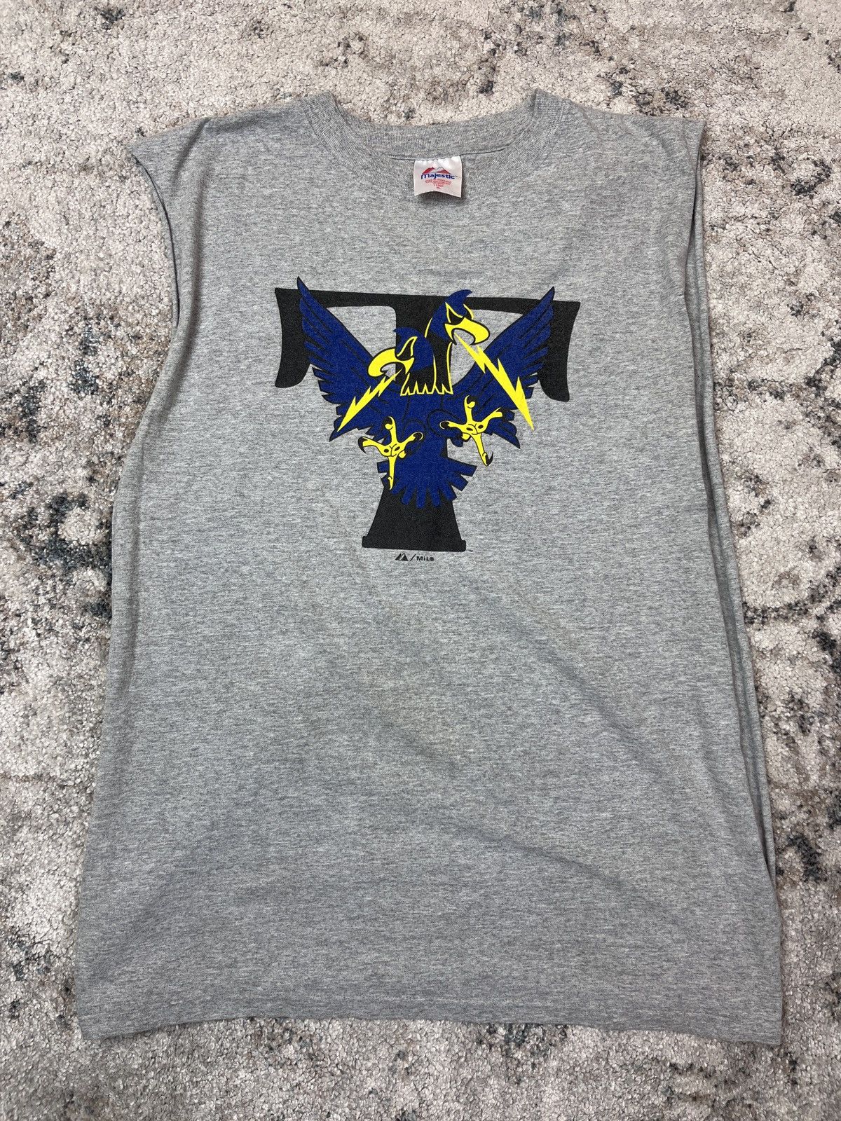 Majestic 1990s MAJESTIC VINTAGE TANK TOP CROPPED FROM T SHIRT - 817 Size US XL / EU 56 / 4 - 4 Thumbnail