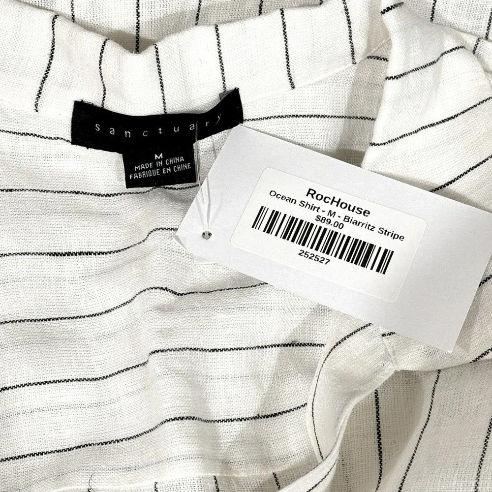 Sanctuary Sanctuary Linen Blend Ocean Shirt NWT Size M / US 6-8 / IT 42-44 - 7 Thumbnail