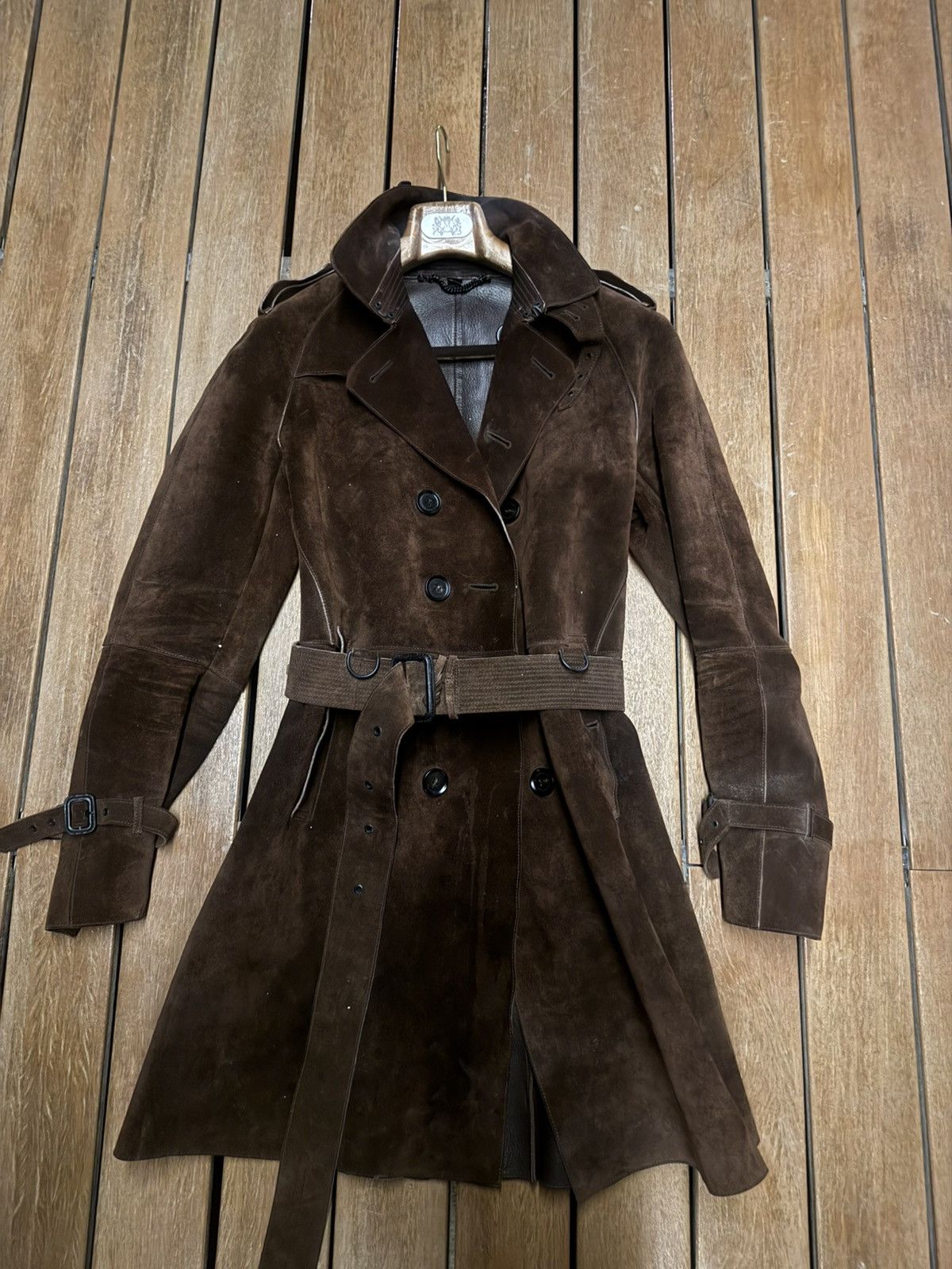 Burberry Prorsum Burberry Prorsum FW11 suede trench size 50 Size US M / EU 48-50 / 2 - 1 Thumbnail