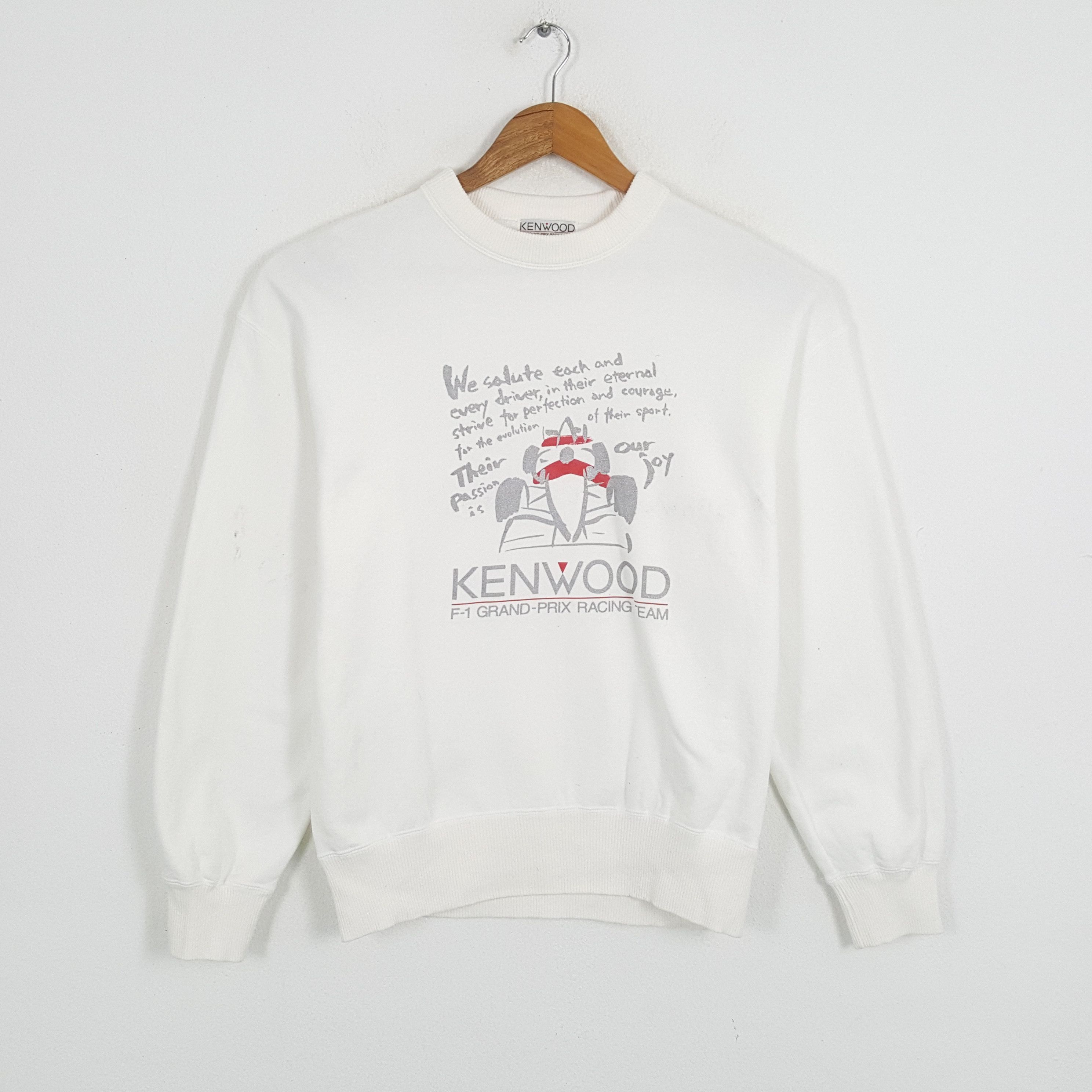 Japanese Brand × Vintage Vintage KENWOOD FORMULA 1 GRAND PRIX Racing Sweatshirts Size US M / EU 48-50 / 2 - 1 Thumbnail