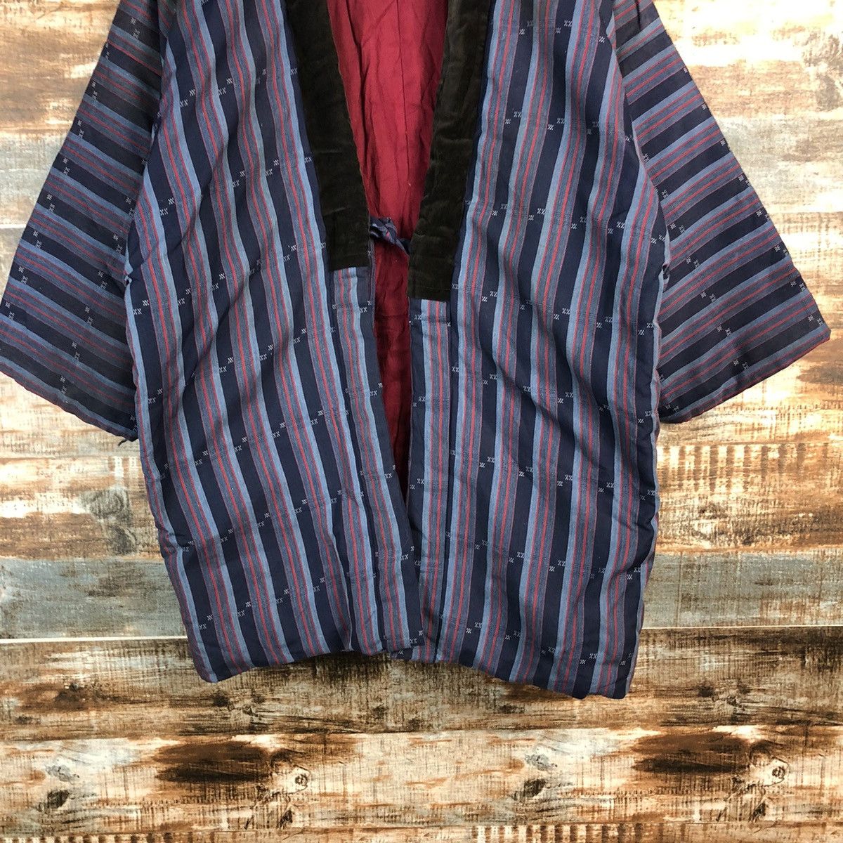 Japanese Brand Japan vintage Kimono Blue cardigan #A2312 Size US L / EU 52-54 / 3 - 3 Thumbnail