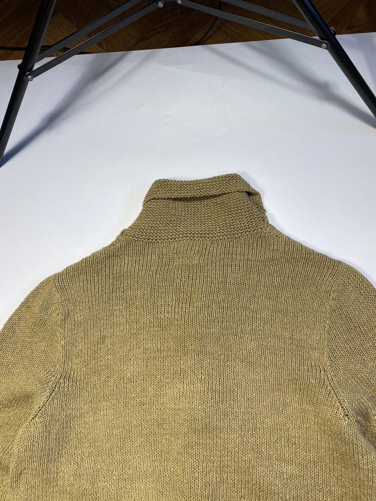 Ralph Lauren RARE! Polo Ralph Lauren Linen Shawl Cable Knit Cardigan Size US M / EU 48-50 / 2 - 17 Thumbnail