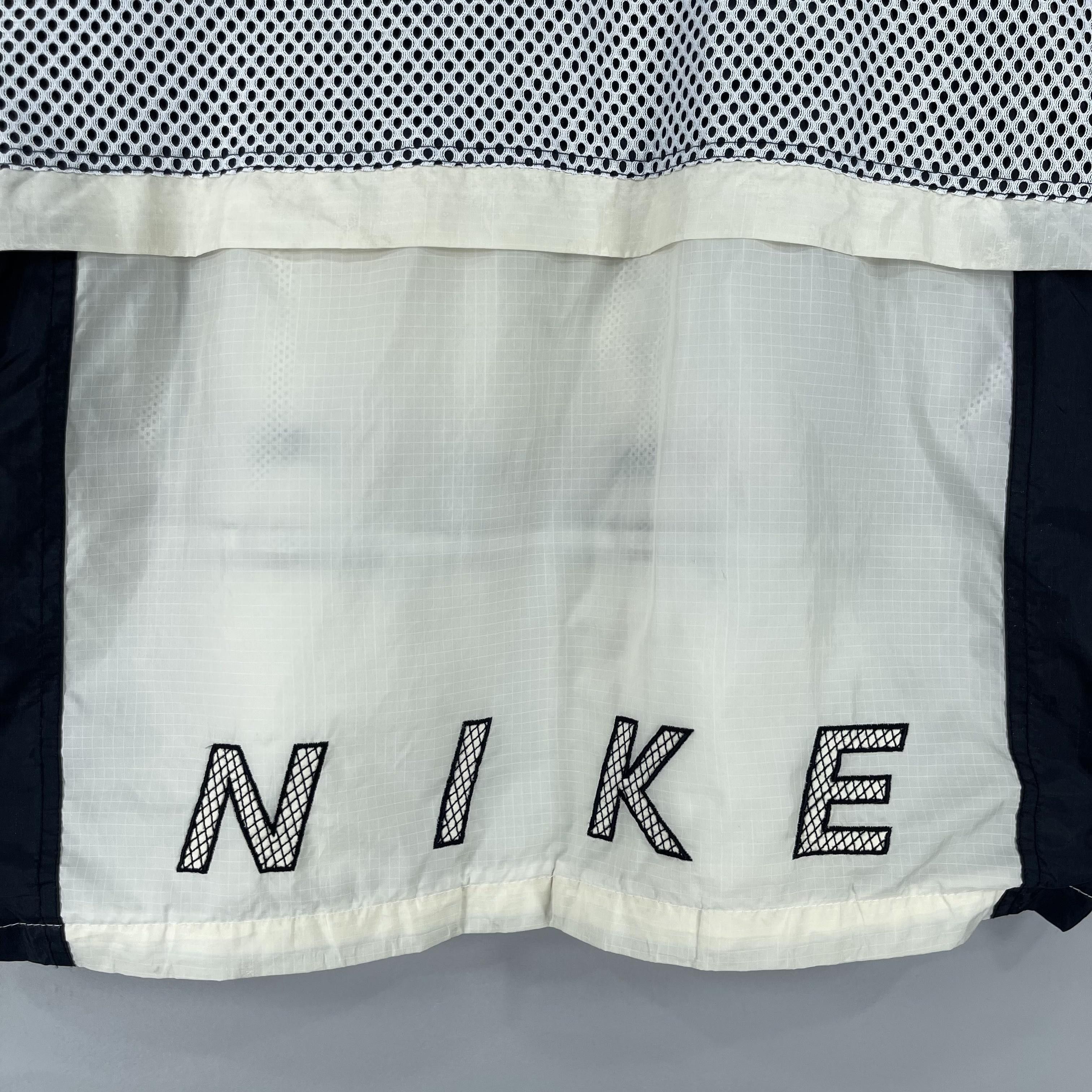 Nike Vintage 1990s NIKE Big Swoosh Usa Windbreaker Jacket Size US L / EU 52-54 / 3 - 4 Thumbnail